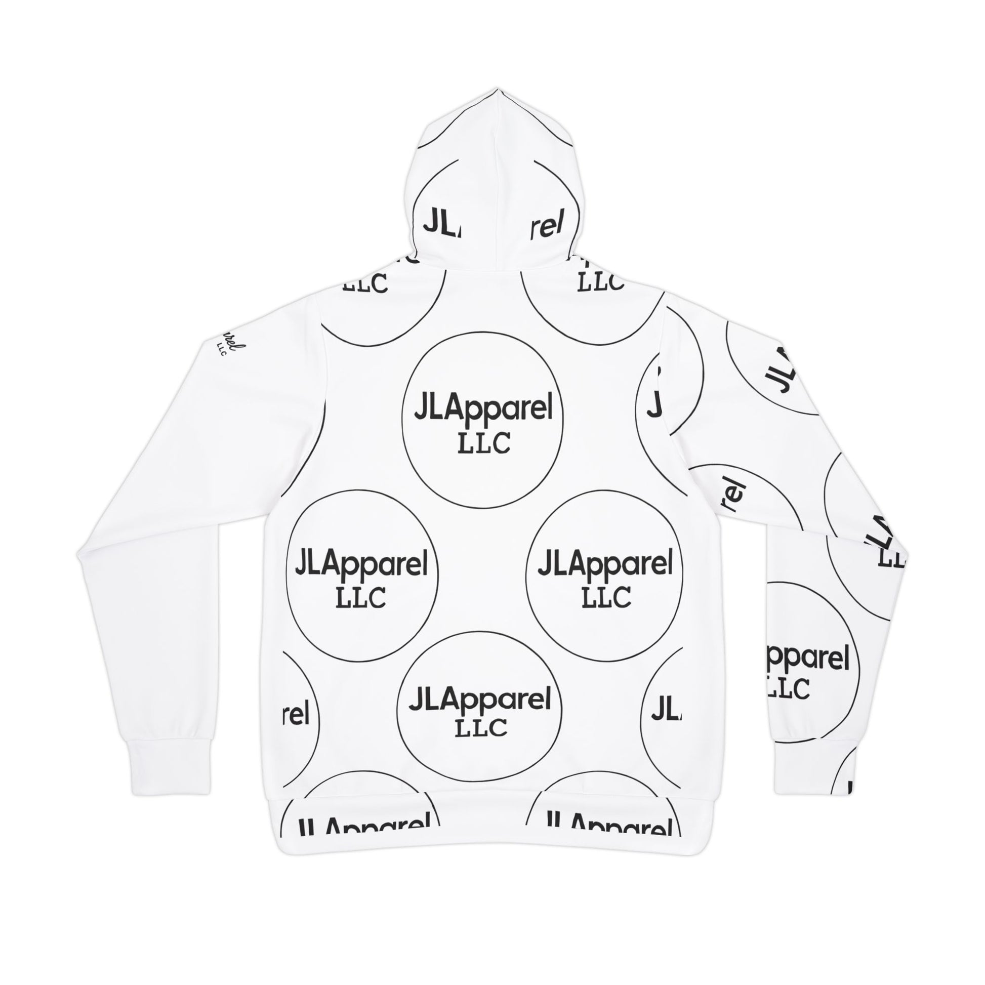 Athletic Hoodie with JLApparel Logo, Trendy Sportswear, Casual Outfit, Gift for Fitness Enthusiasts, Unisex Activewear