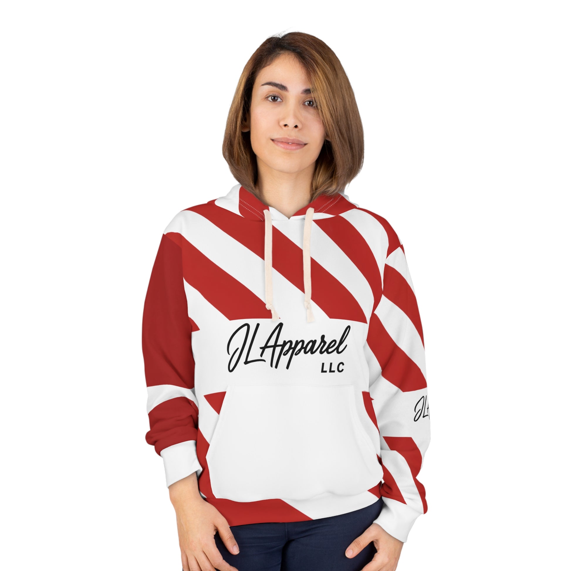 Bold Striped Unisex Pullover Hoodie, Trendy Fashion, Streetwear, Comfortable Layering, Gift for Him/Her, Stylish Winter Wear, Casual Outfit