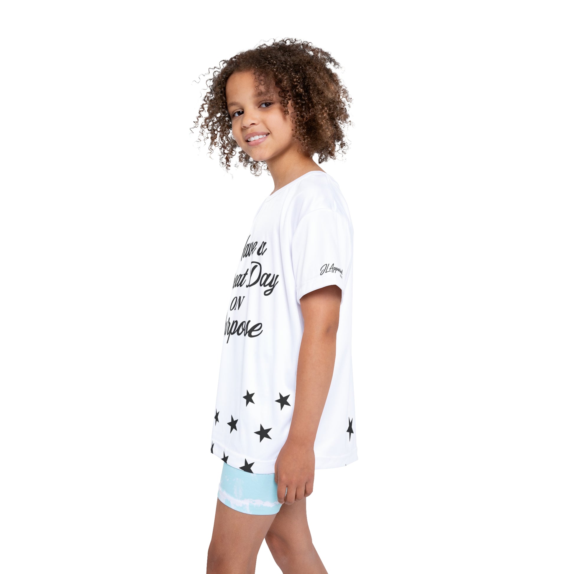Kids Sports Jersey - Motivational Youth Athletic T-shirt, Perfect for Sports Events, Birthday Gifts, Team Activities, Everyday Wear