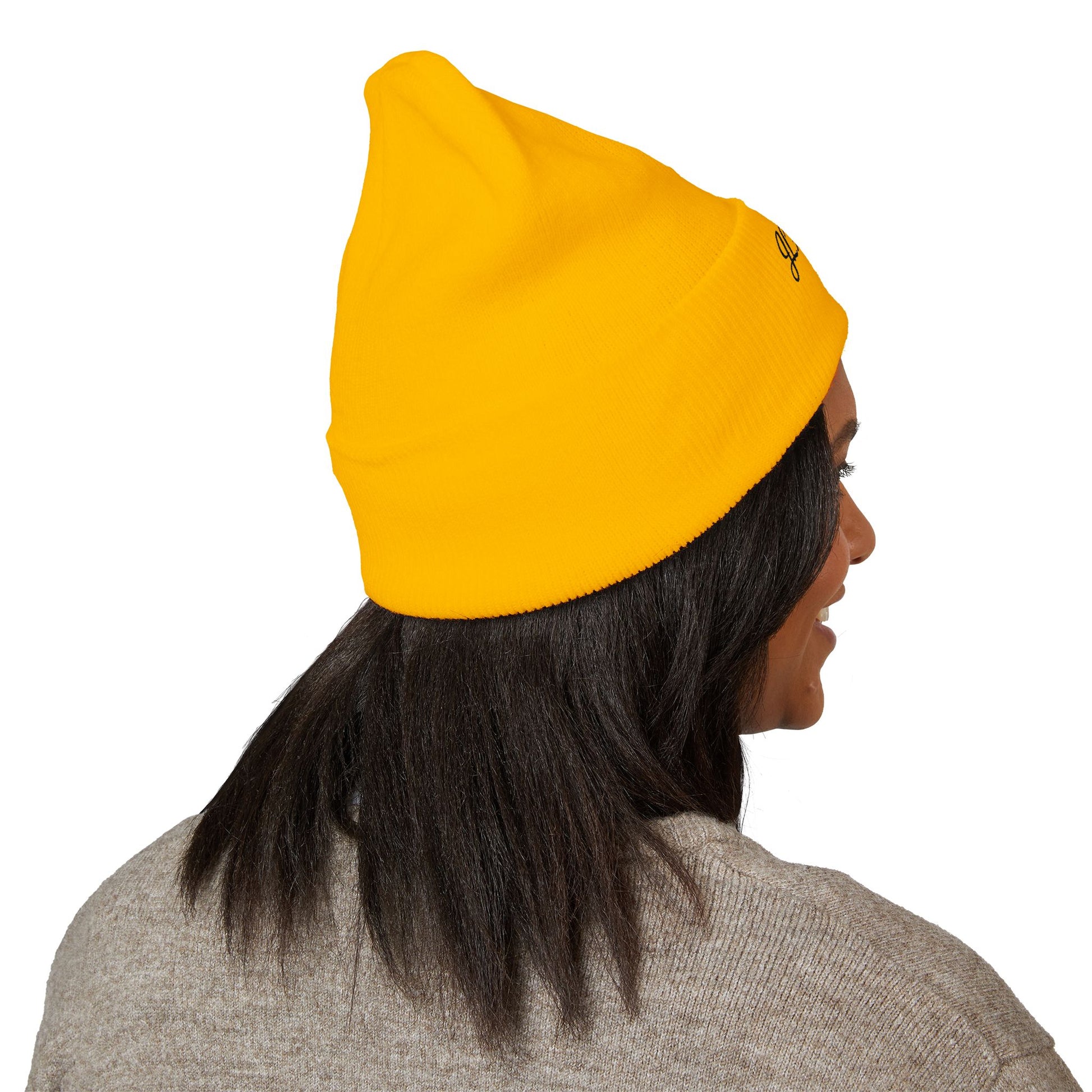 Classic Embroidered Cuffed Beanie for Cozy Style, Winter Gifts, Casual Wear, Personalized Beanie, Custom Headwear, Fashion Accessory