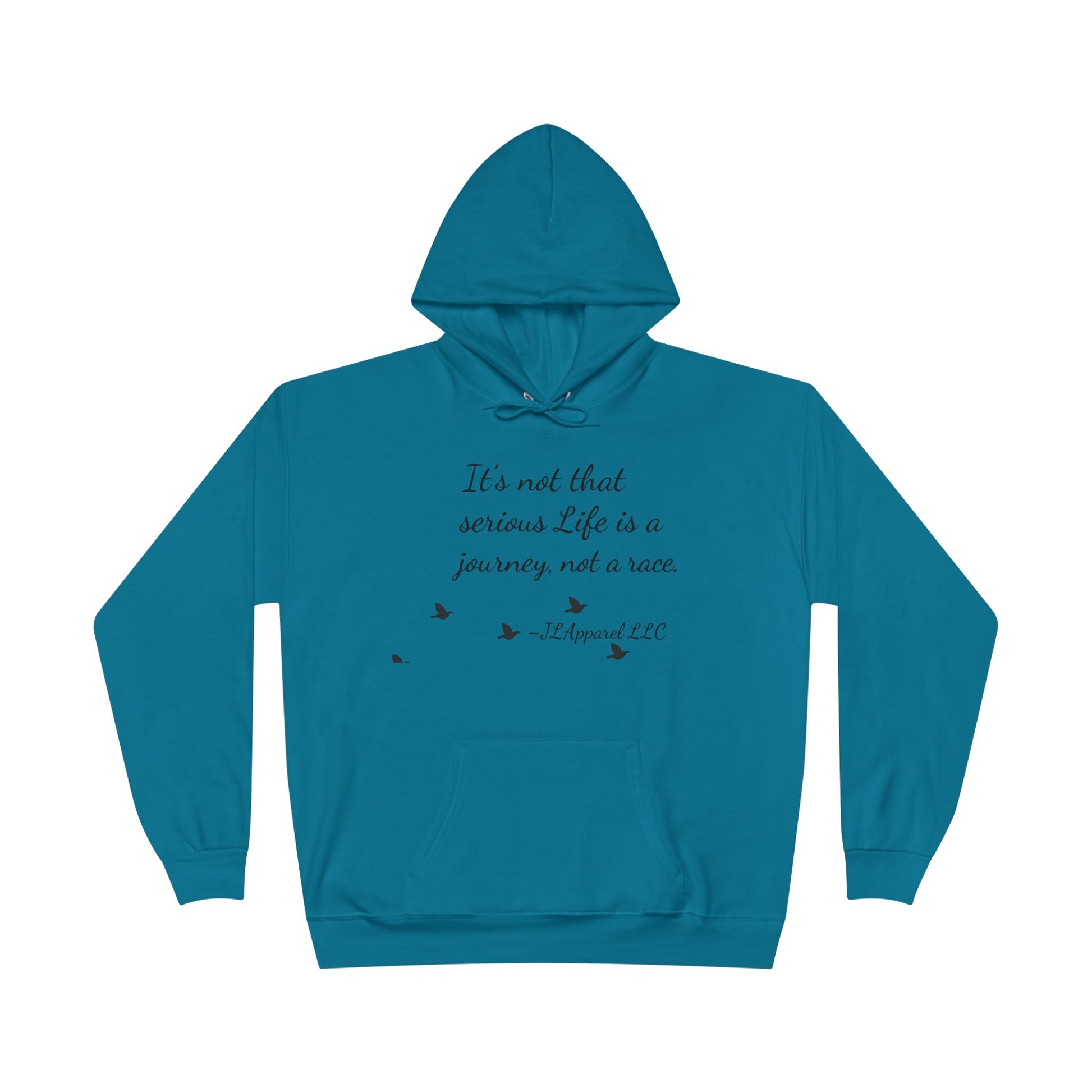Inspirational Unisex Hoodie, Eco-Friendly Pullover, Cozy Journey Sweatshirt, Perfect Gift for Motivation, Casual Wear