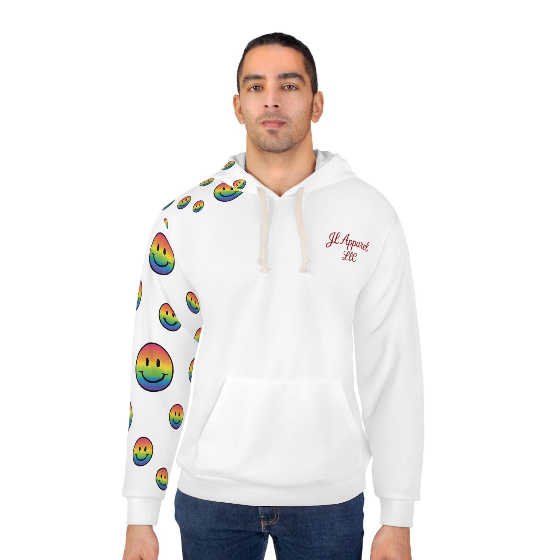 Positive Vibes Unisex Pullover Hoodie, Happy Hooded Sweatshirt, Gift for Friends, Fun Fashion, Everyday Comfort
