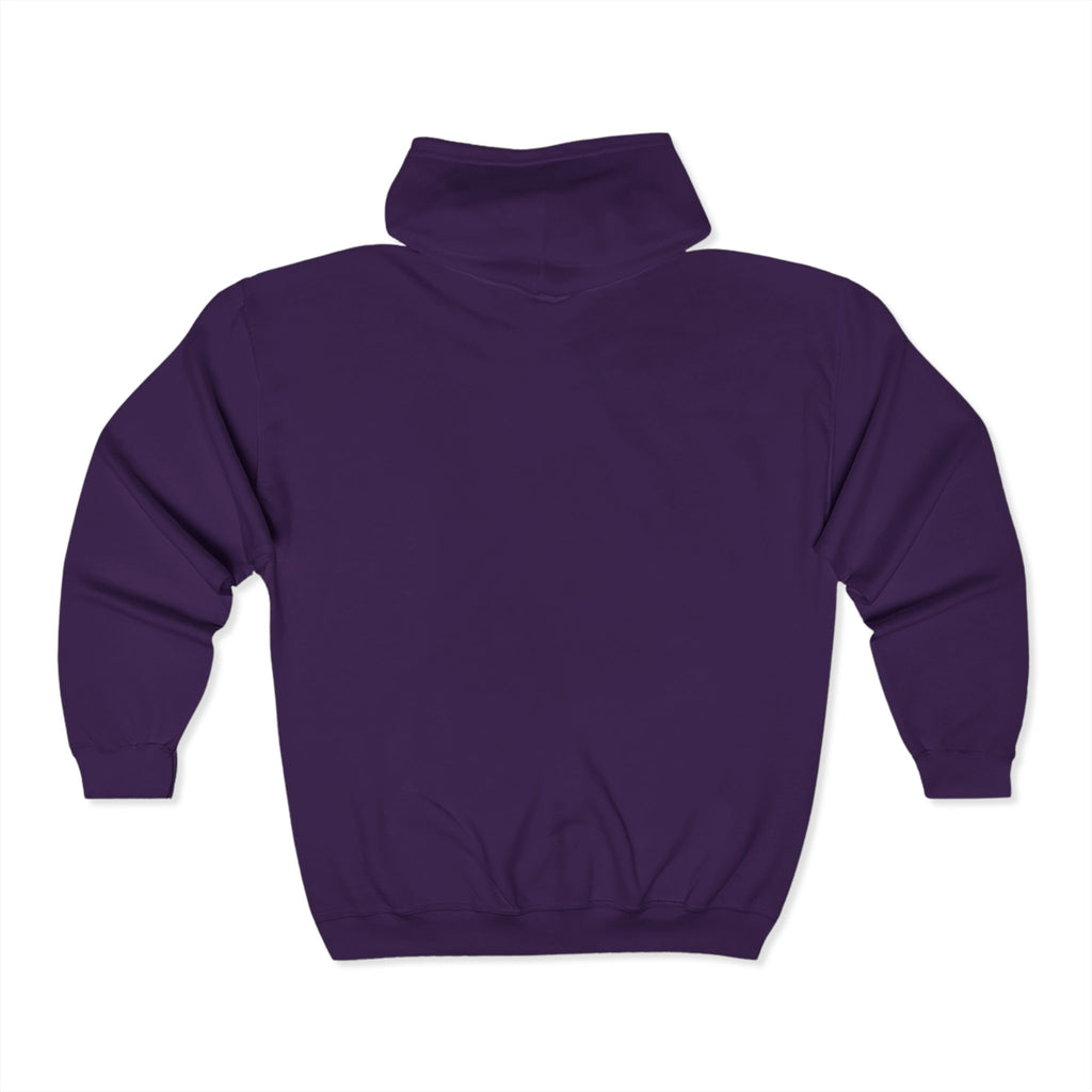Positive Vibes Zip Hoodie, Unisex Hooded Sweatshirt for Relaxation, Gift for Friends, Casual Wear, Comfortable Layering