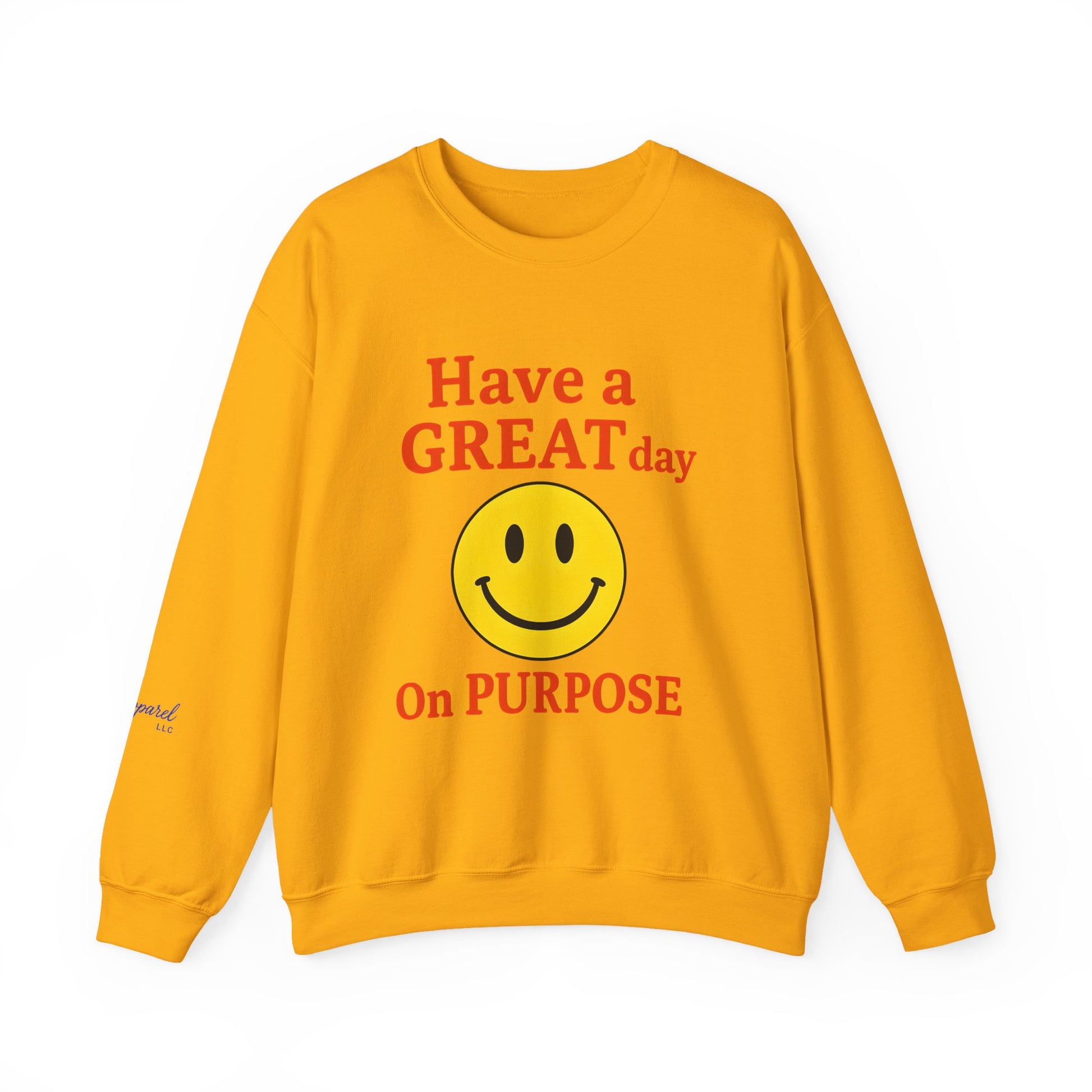 Happy Vibes Crewneck Sweatshirt, Motivational Gift, Feel-Good Fashion, Unisex Pullover, Casual Wear
