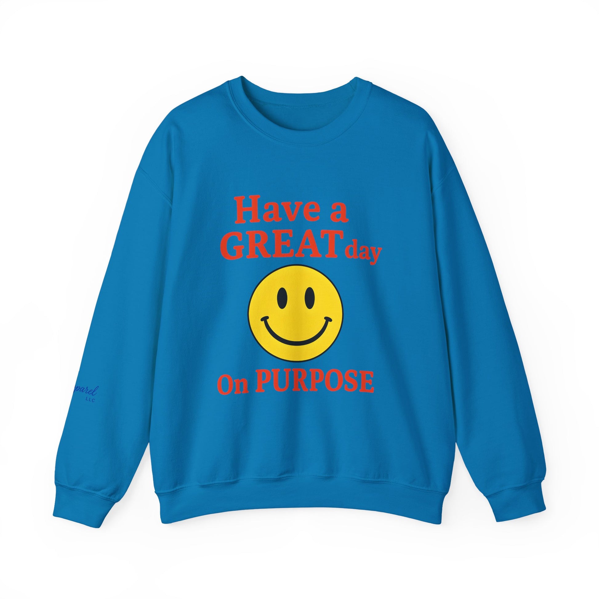 Happy Vibes Crewneck Sweatshirt, Motivational Gift, Feel-Good Fashion, Unisex Pullover, Casual Wear