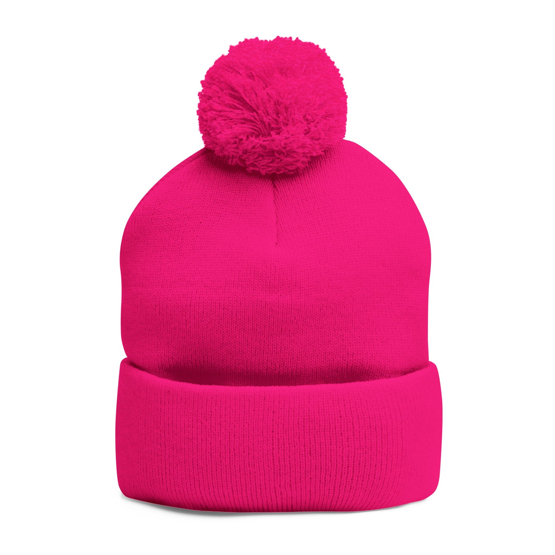 Cozy Pom-Pom Knit Cap - It's Not That Serious, Funny Winter Hat, Embroidered Beanie, Gift for Friends, Casual Style