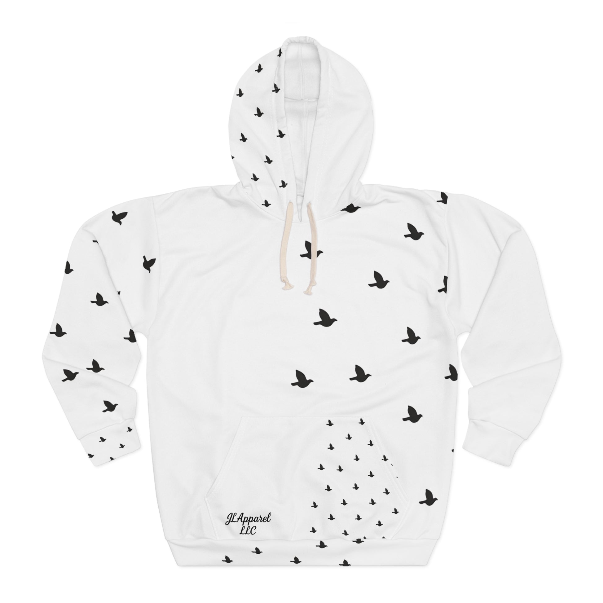 Elegant Bird Print Pullover Hoodie, Cozy Everyday Wear, Perfect for Relaxation, Gift for Nature Lovers, Ideal for Casual Outings, [...]