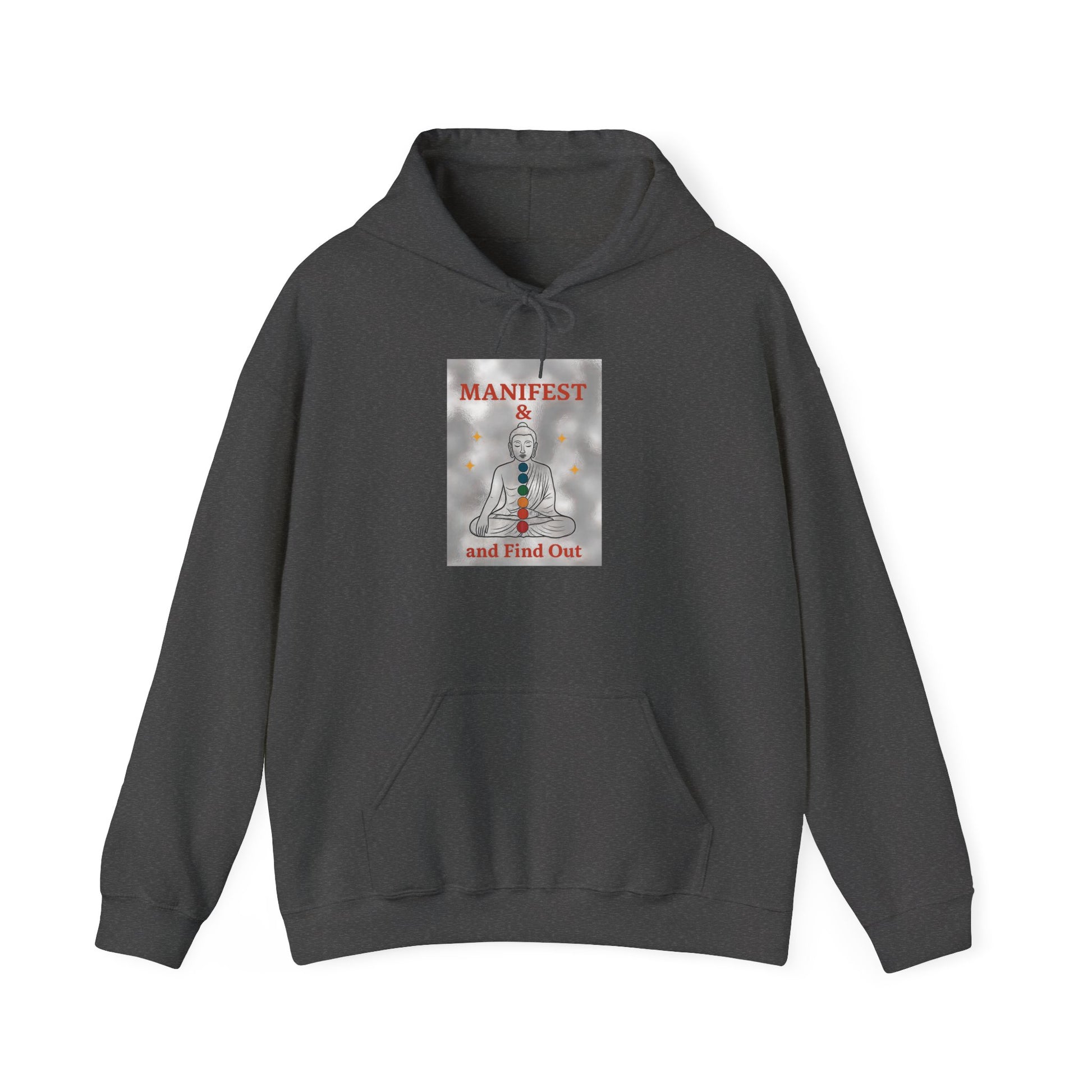 Manifest Your Dreams Hooded Sweatshirt, Cozy Unisex Sweatshirt, Inspirational Gift, Meditation Apparel, Spiritual Hoodies, Fashion for All