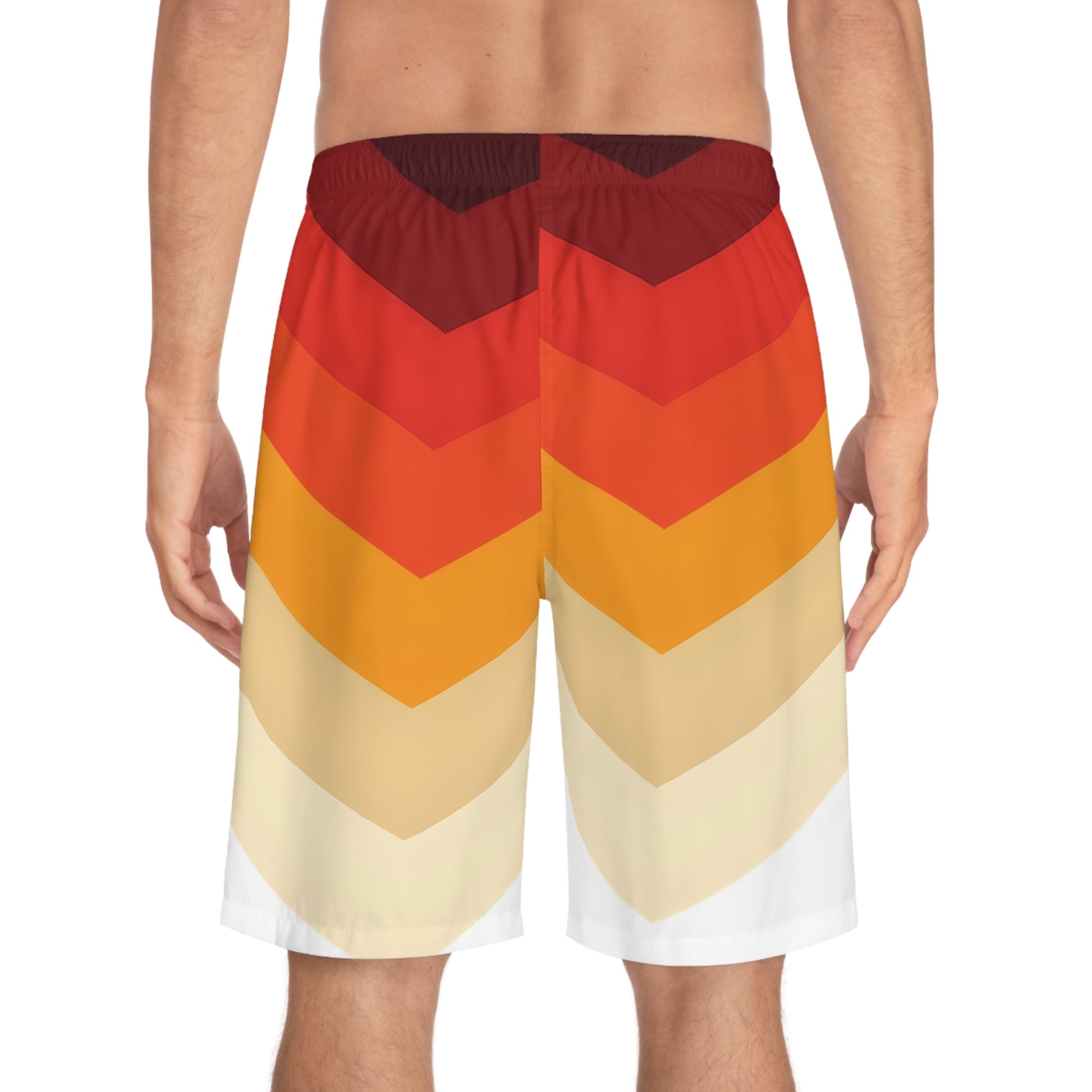 Vibrant Colorful Men's Board Shorts, Summer Swim Trunks, Beach Wear, Vacation Attire, Casual Shorts, Pool Party Essentials