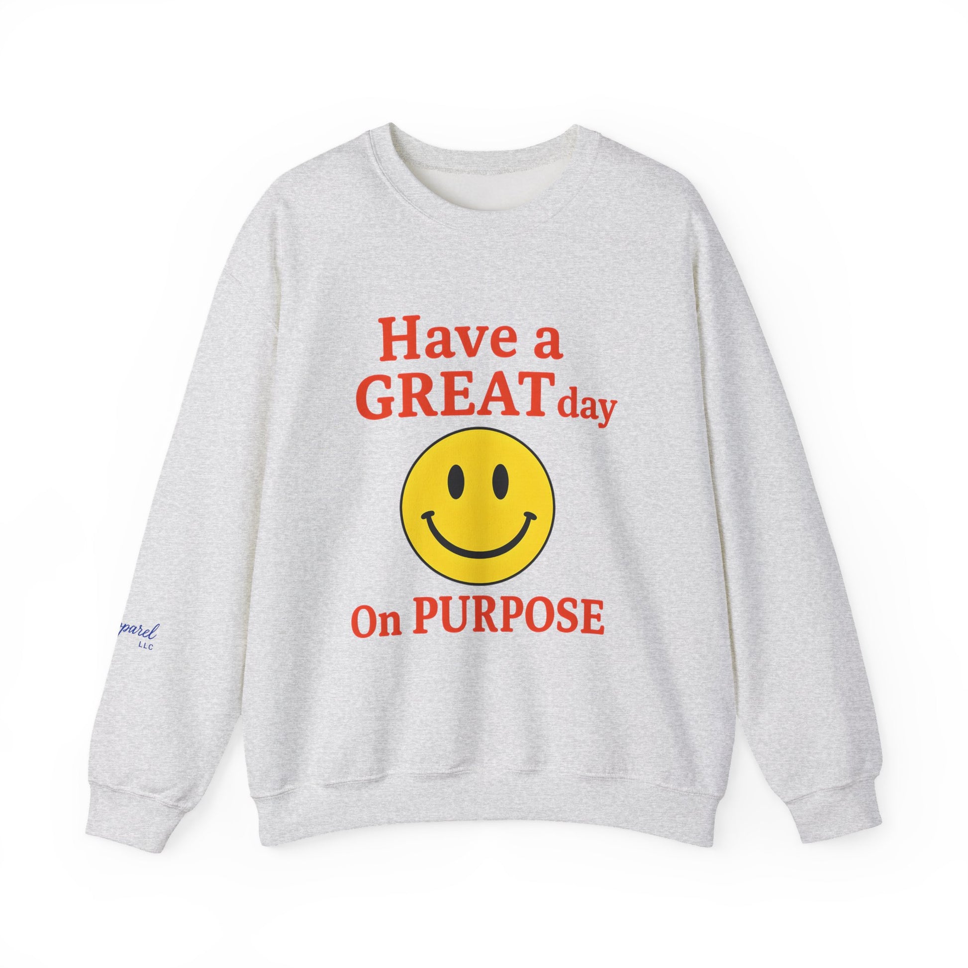 Happy Vibes Crewneck Sweatshirt, Motivational Gift, Feel-Good Fashion, Unisex Pullover, Casual Wear