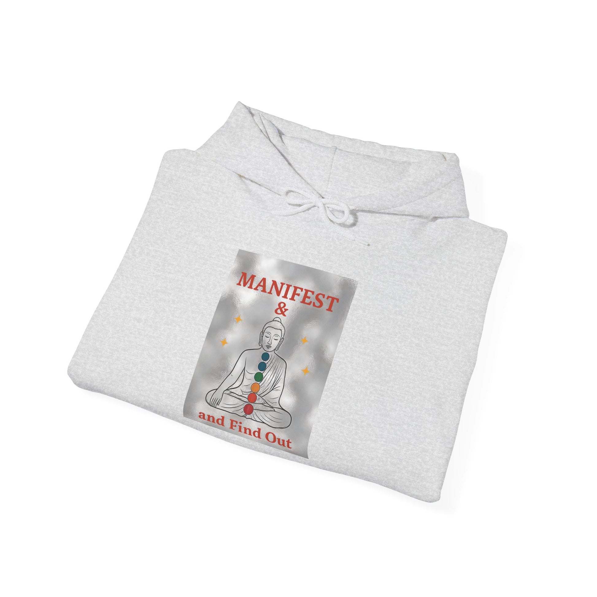 Manifest Your Dreams Hooded Sweatshirt, Cozy Unisex Sweatshirt, Inspirational Gift, Meditation Apparel, Spiritual Hoodies, Fashion for All
