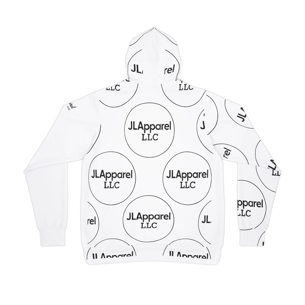 Athletic Hoodie with JLApparel Logo, Trendy Sportswear, Casual Outfit, Gift for Fitness Enthusiasts, Unisex Activewear