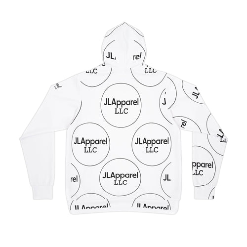 Athletic Hoodie with JLApparel Logo, Trendy Sportswear, Casual Outfit, Gift for Fitness Enthusiasts, Unisex Activewear