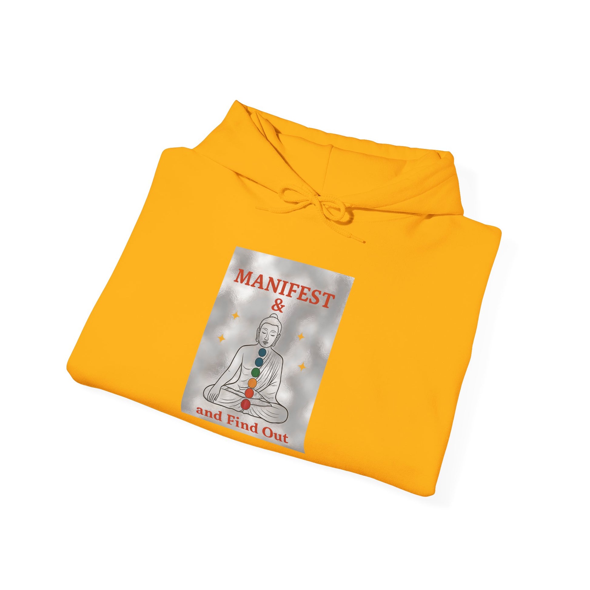 Manifest Your Dreams Hooded Sweatshirt, Cozy Unisex Sweatshirt, Inspirational Gift, Meditation Apparel, Spiritual Hoodies, Fashion for All