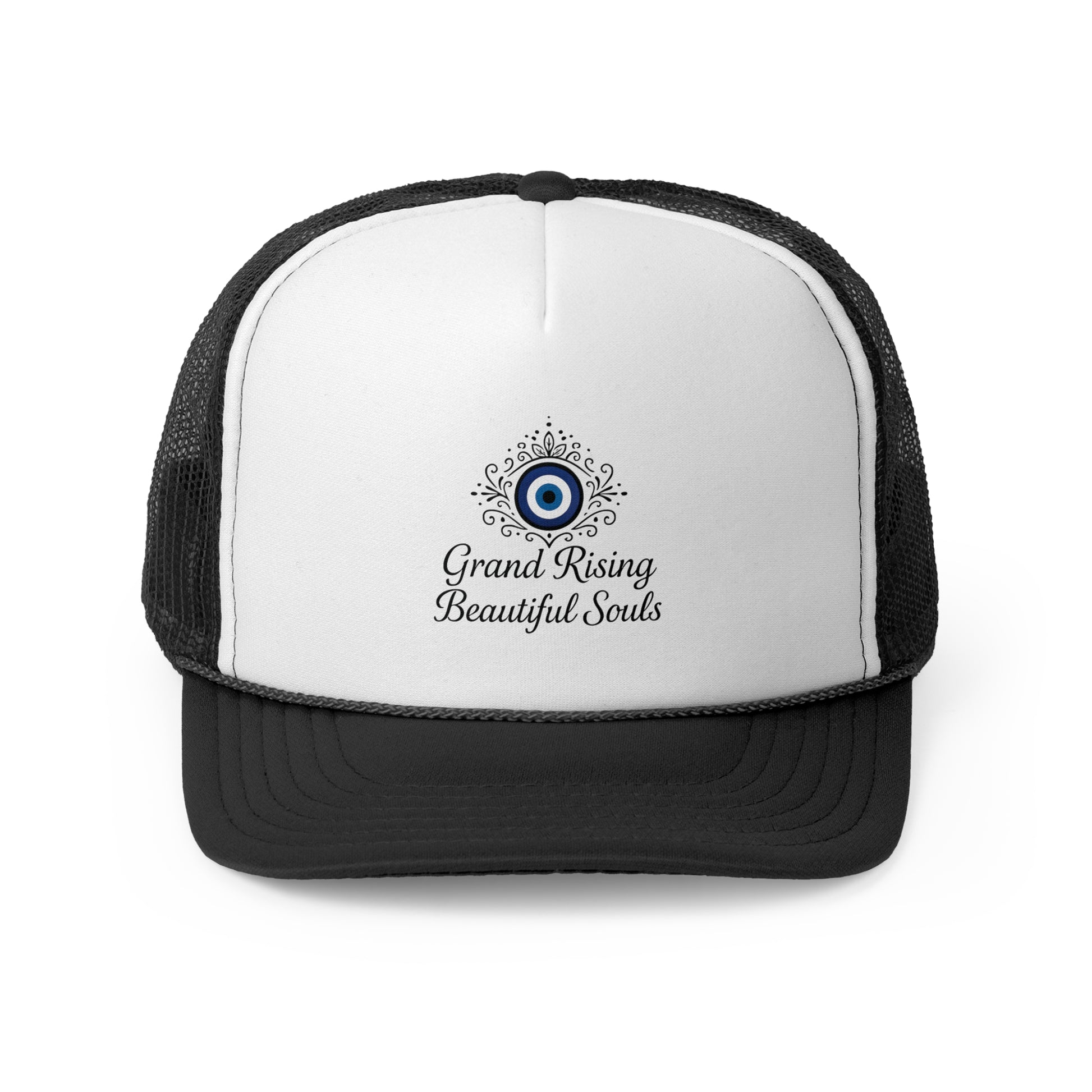 Grand Rising Beautiful Souls Trucker Cap, Inspirational Snapback Hat, Spiritual Gifts, Bohemian Style Cap, Unique Outdoors Headwear