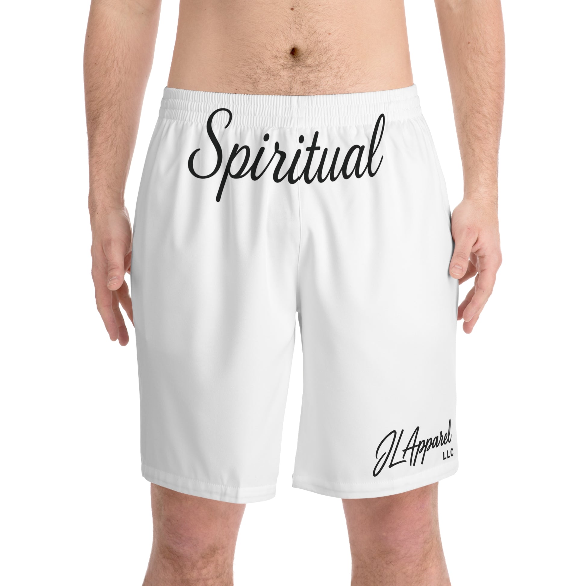 Men's Casual Beach Shorts - Spiritual or IDGAF Design, Summer Swimwear, Vacation Outfits, Beachwear Essentials, Unique Shorts