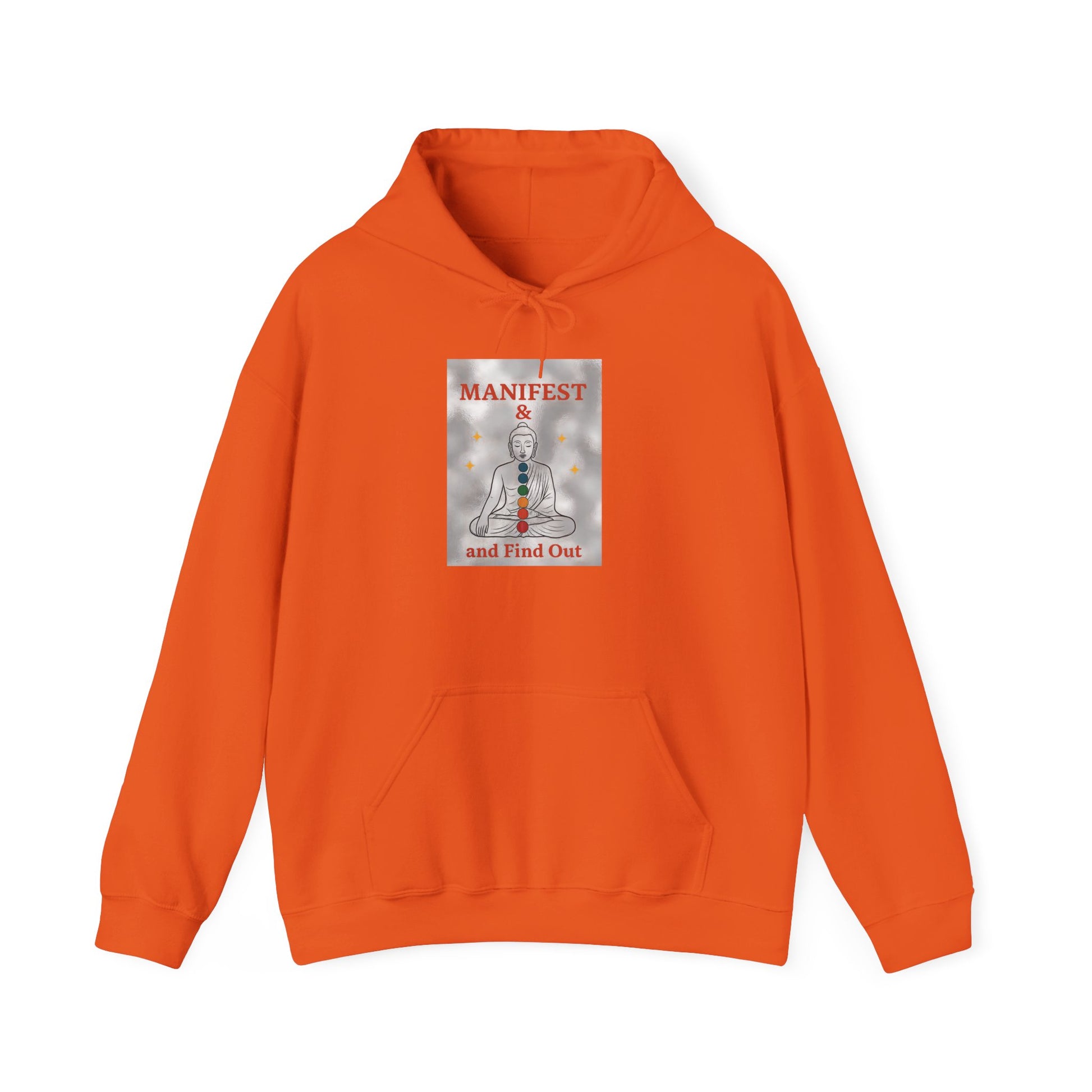 Manifest Your Dreams Hooded Sweatshirt, Cozy Unisex Sweatshirt, Inspirational Gift, Meditation Apparel, Spiritual Hoodies, Fashion for All