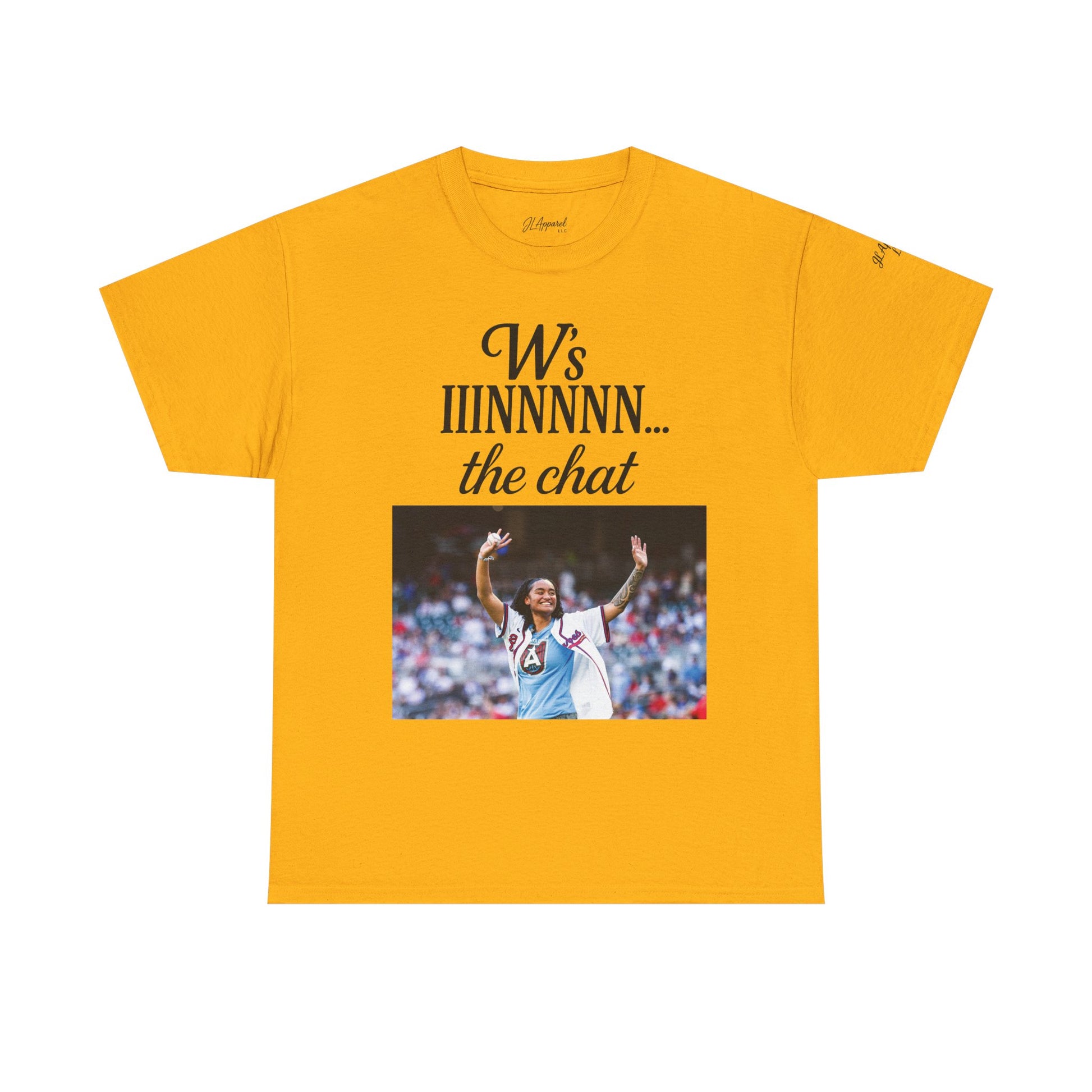 Unisex Heavy Cotton Tee - W’s IINNNNN... the chat, Atlanta Dream Fan Gear, Graphic Tee, Sports Apparel, Casual Wear, Gift for Fans