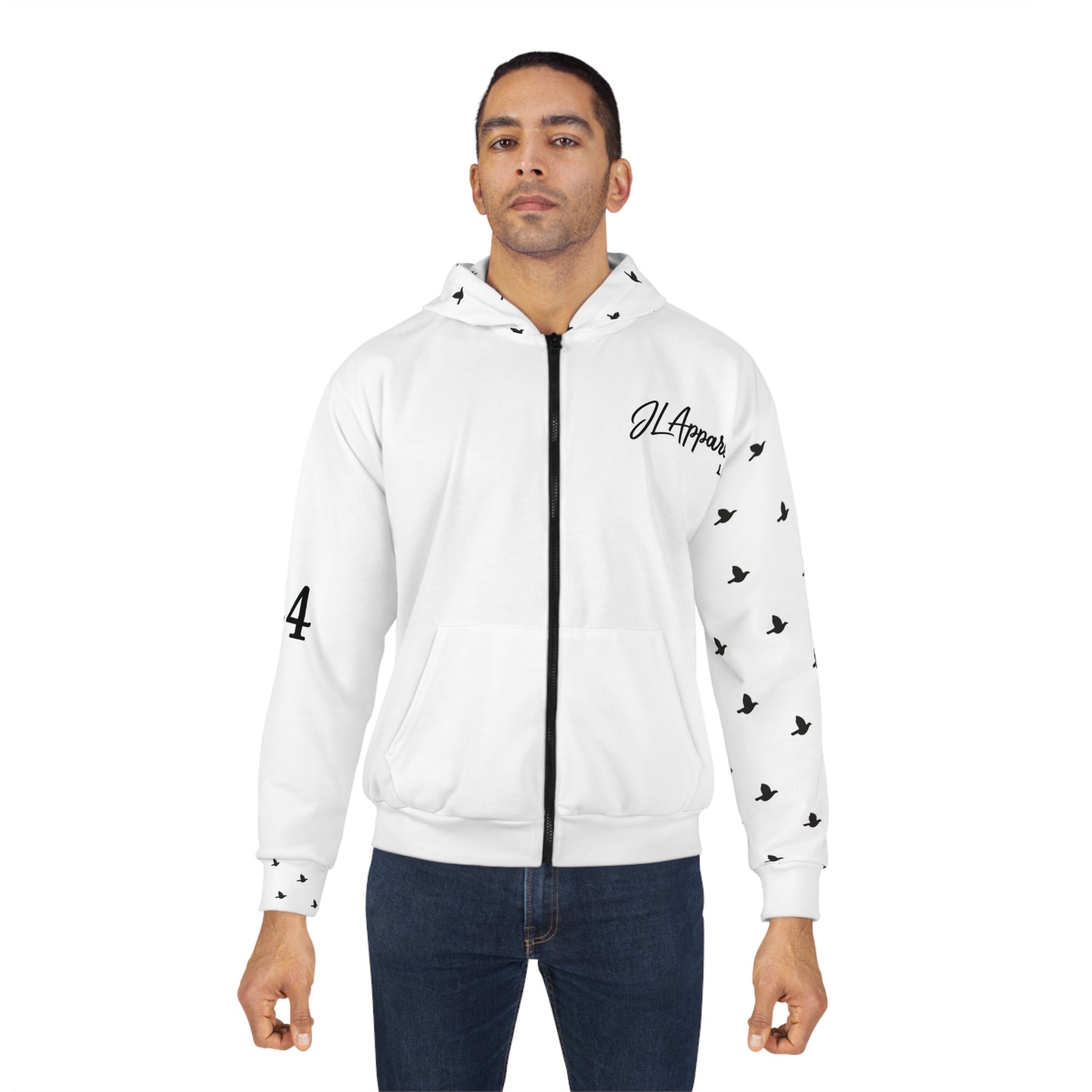 Bold Statement Zip Hoodie for Self-Expression, Unisex Jacket, Casual Wear, Gift for Friends, Inspirational Apparel