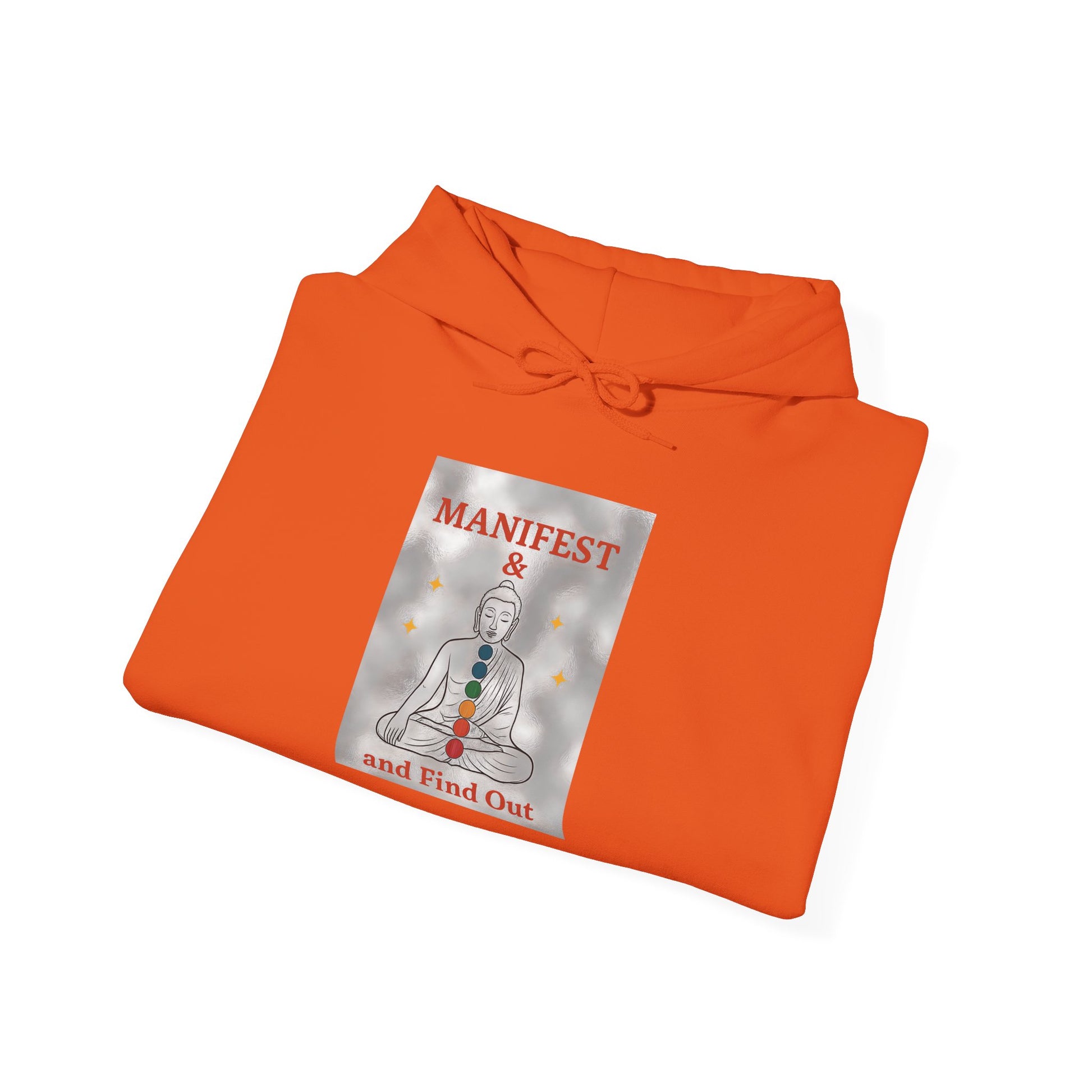 Manifest Your Dreams Hooded Sweatshirt, Cozy Unisex Sweatshirt, Inspirational Gift, Meditation Apparel, Spiritual Hoodies, Fashion for All