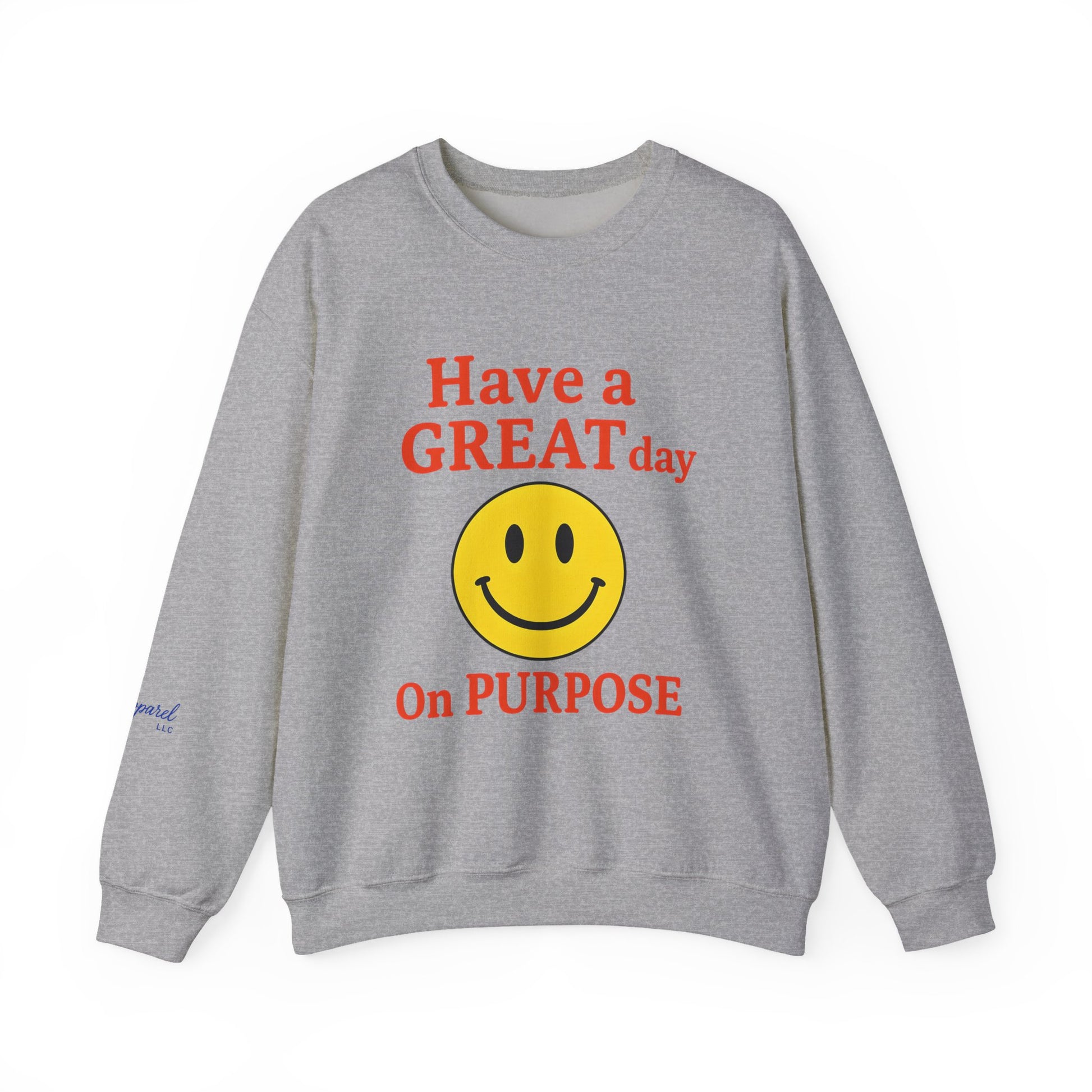 Happy Vibes Crewneck Sweatshirt, Motivational Gift, Feel-Good Fashion, Unisex Pullover, Casual Wear