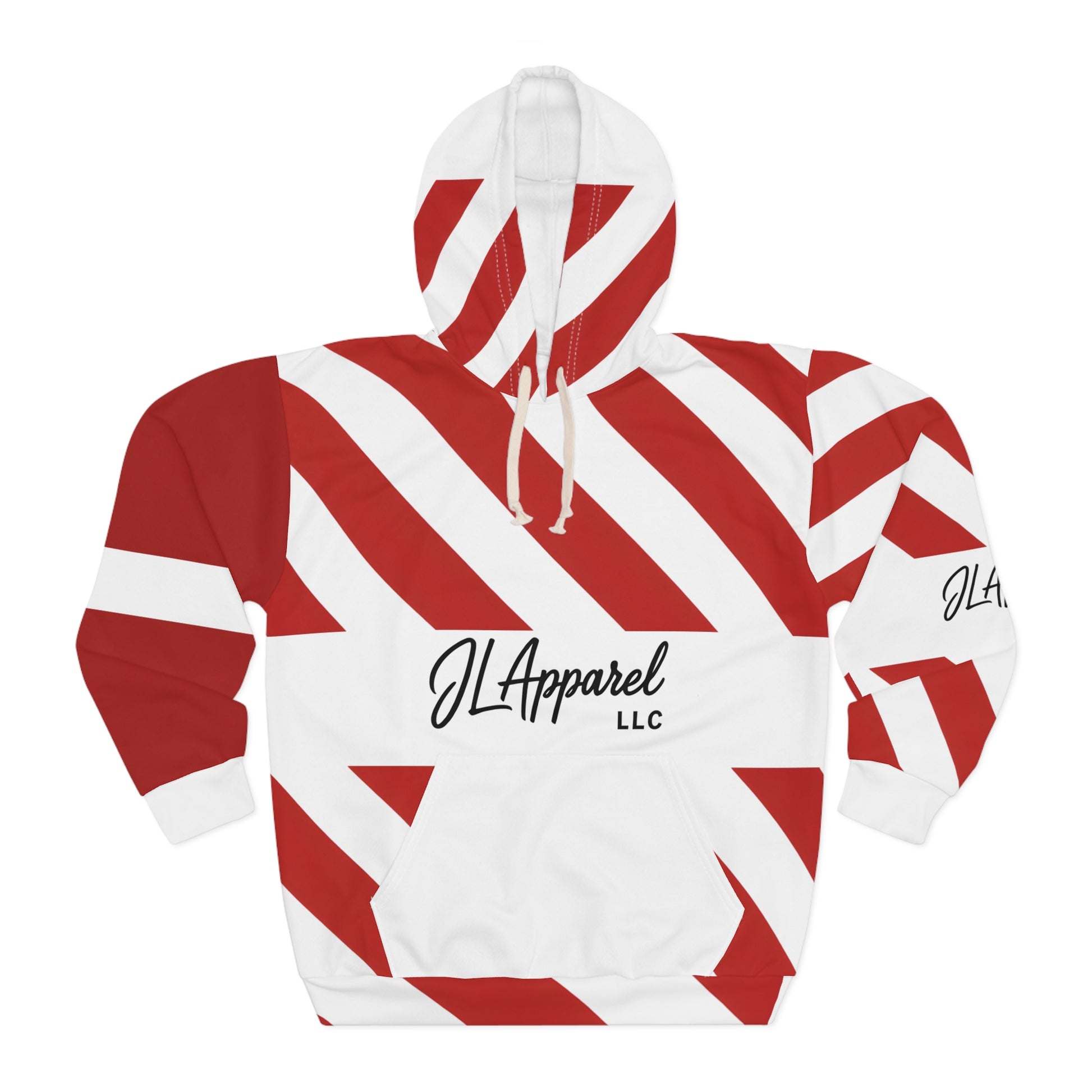 Bold Striped Unisex Pullover Hoodie, Trendy Fashion, Streetwear, Comfortable Layering, Gift for Him/Her, Stylish Winter Wear, Casual Outfit