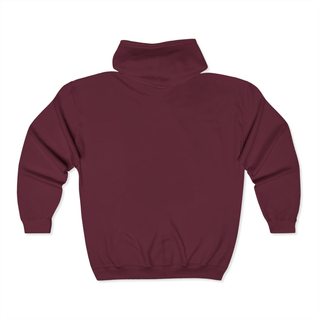Positive Vibes Zip Hoodie, Unisex Hooded Sweatshirt for Relaxation, Gift for Friends, Casual Wear, Comfortable Layering