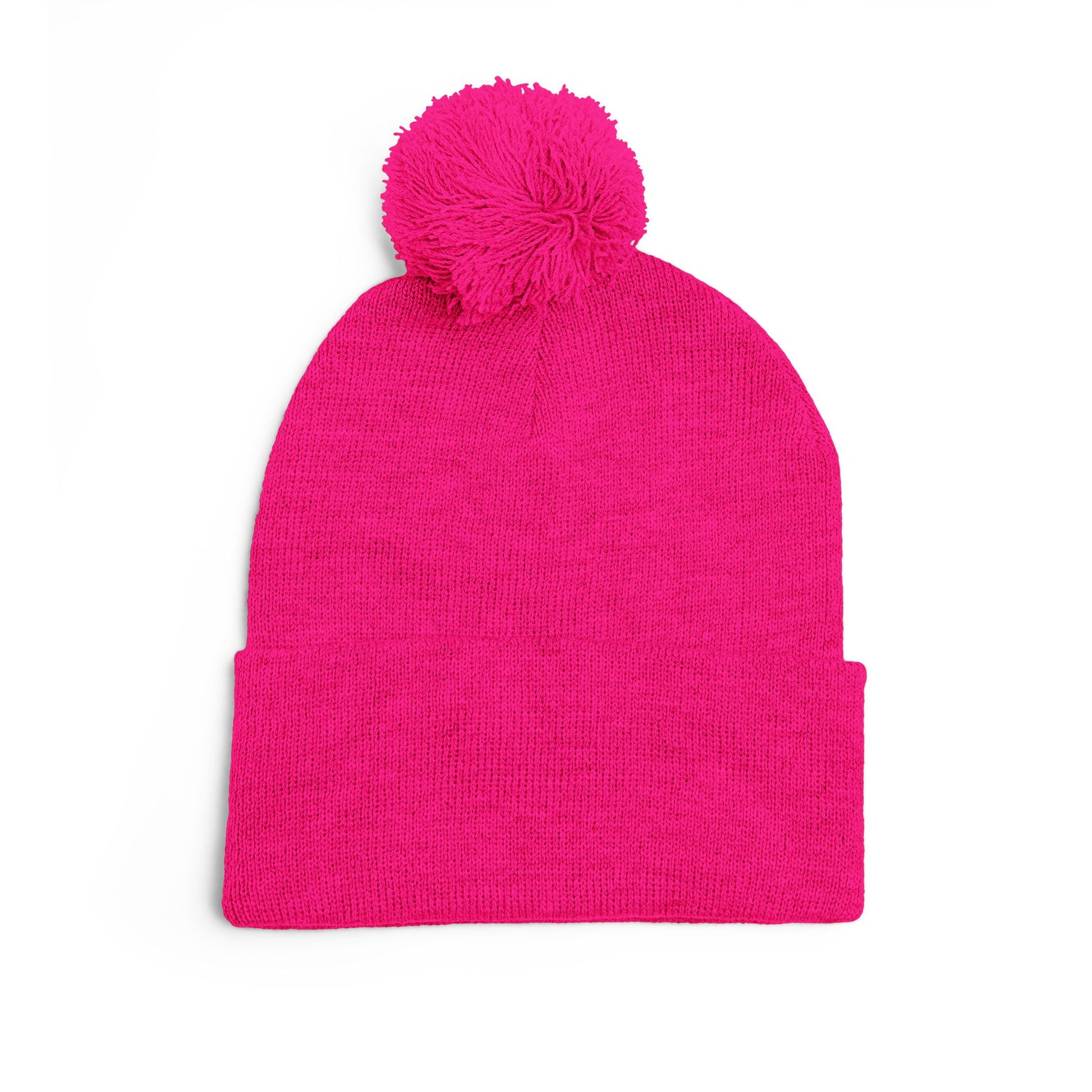 Cozy Pom-Pom Knit Cap - It's Not That Serious, Funny Winter Hat, Embroidered Beanie, Gift for Friends, Casual Style