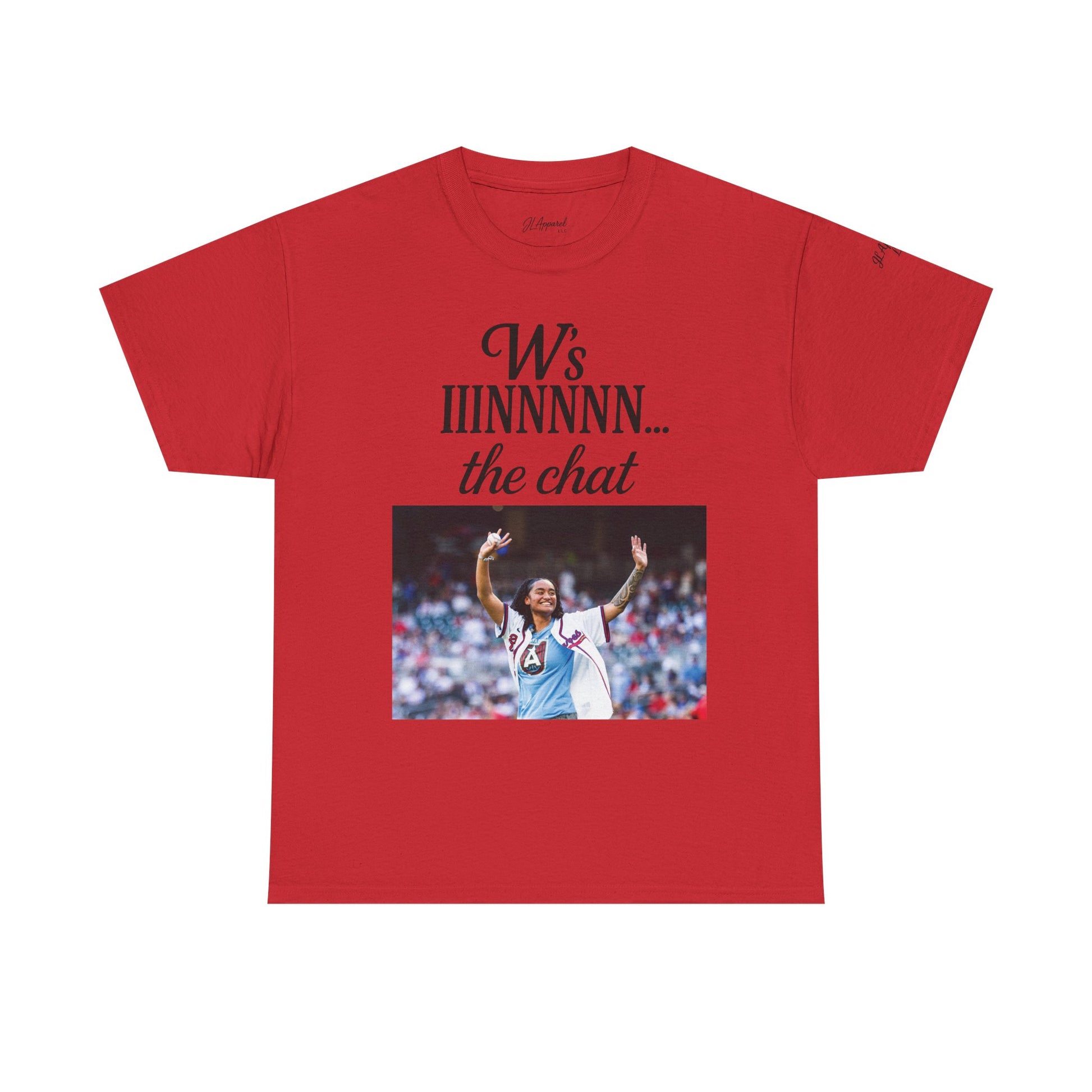 Unisex Heavy Cotton Tee - W’s IINNNNN... the chat, Atlanta Dream Fan Gear, Graphic Tee, Sports Apparel, Casual Wear, Gift for Fans