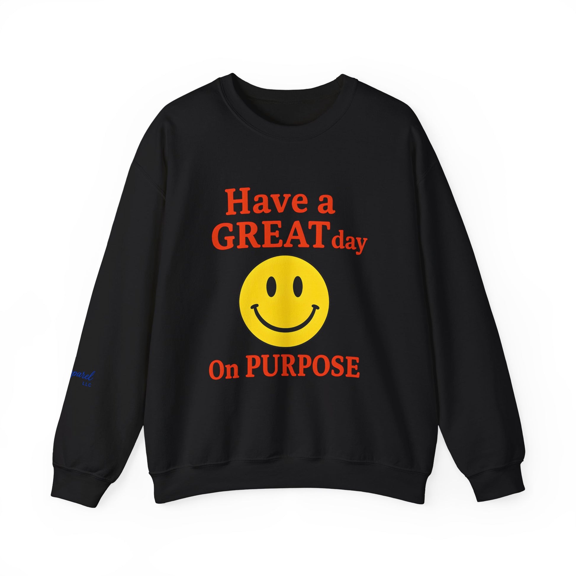 Happy Vibes Crewneck Sweatshirt, Motivational Gift, Feel-Good Fashion, Unisex Pullover, Casual Wear