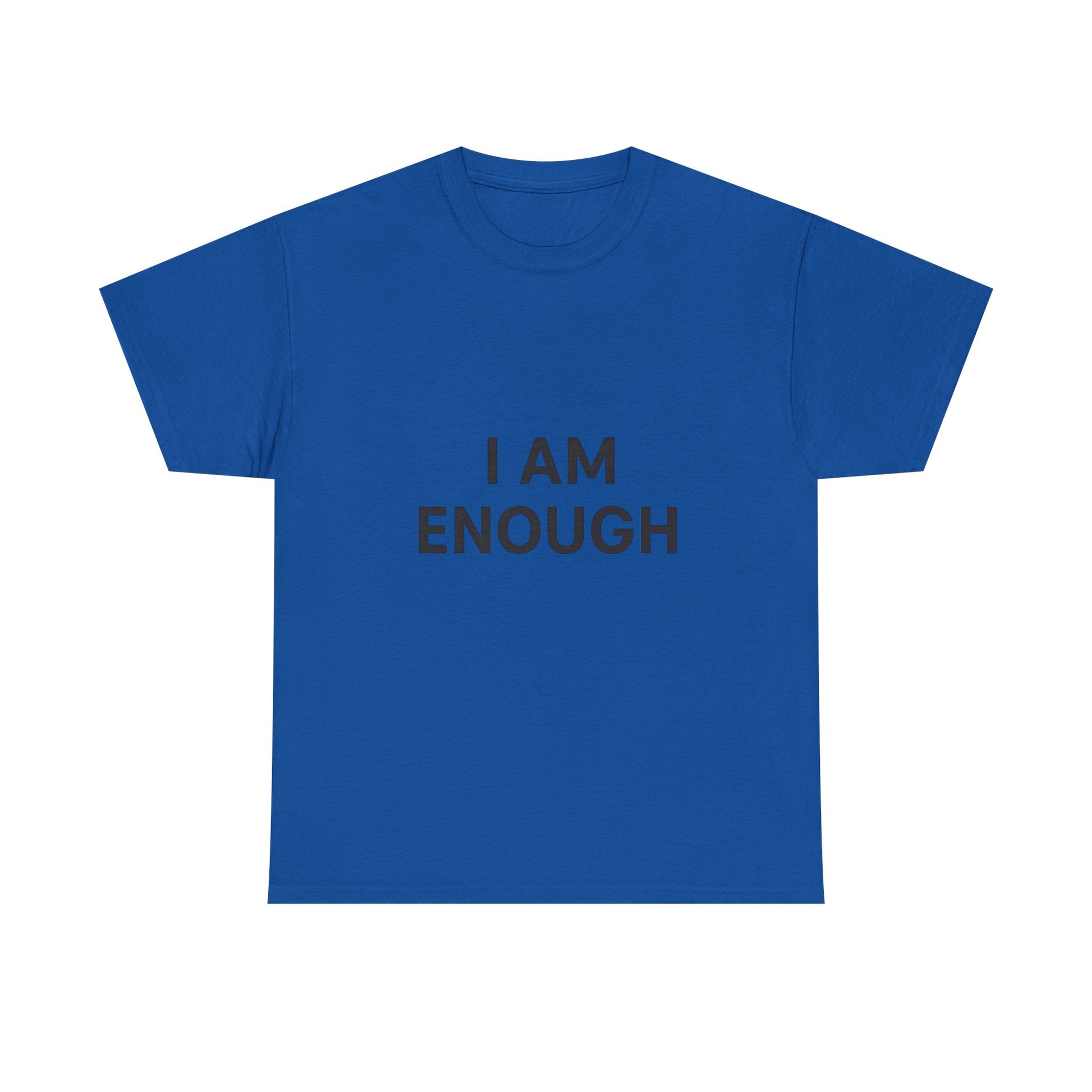 Empowering Unisex Heavy Cotton Tee - I Am Enough, Affirmation Shirt, Motivational T-Shirt, Gift for Self-Love, Casual Everyday Tee