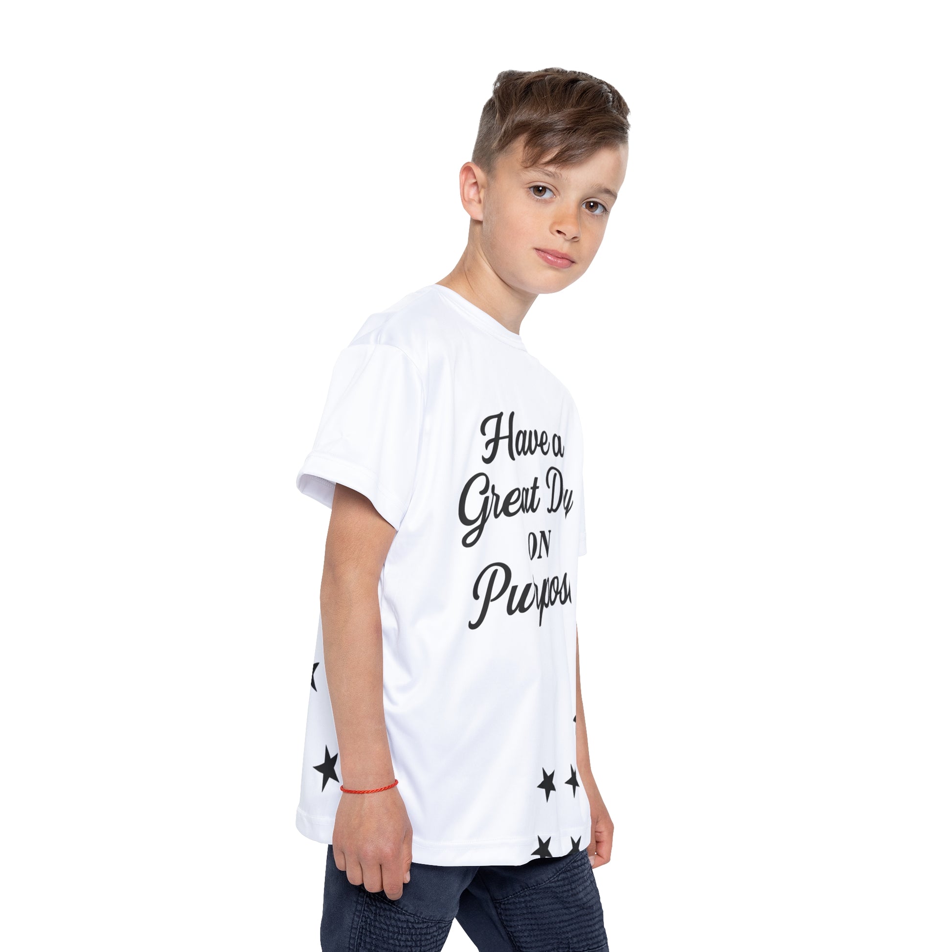 Kids Sports Jersey - Motivational Youth Athletic T-shirt, Perfect for Sports Events, Birthday Gifts, Team Activities, Everyday Wear