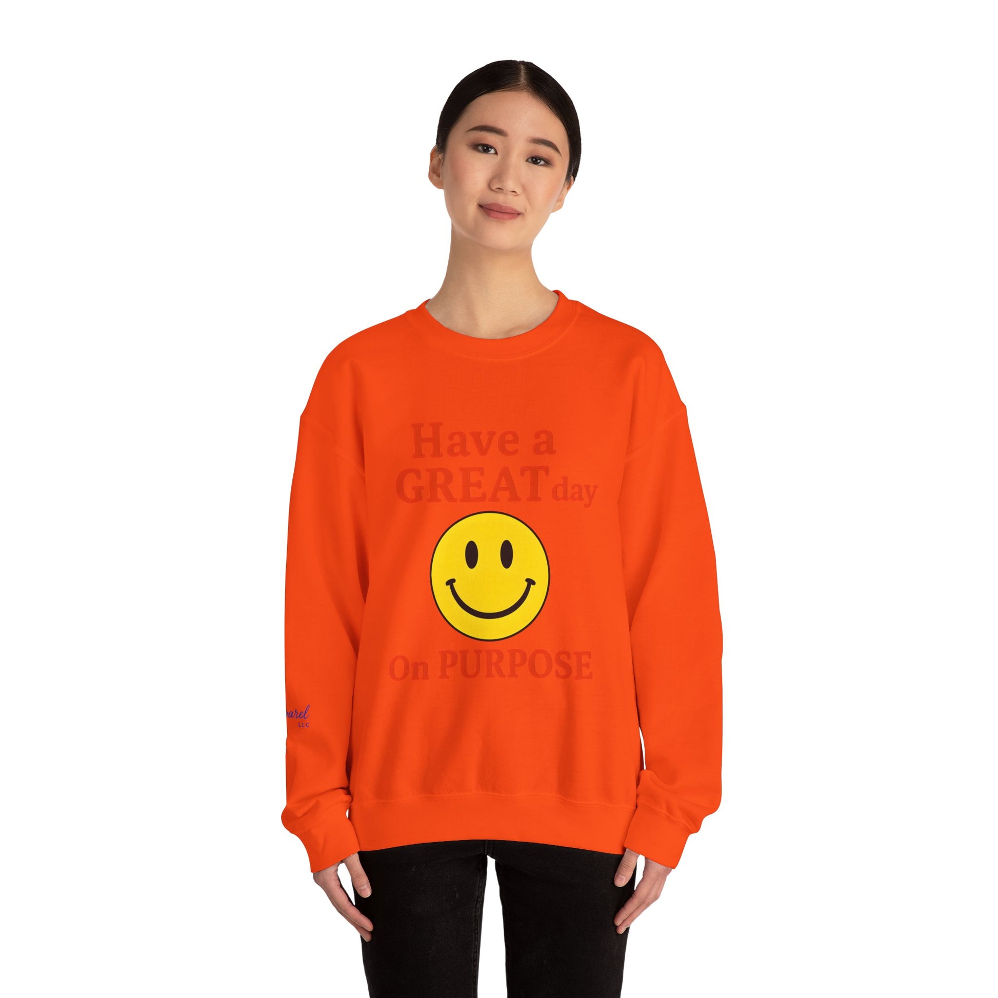 Happy Vibes Crewneck Sweatshirt, Motivational Gift, Feel-Good Fashion, Unisex Pullover, Casual Wear