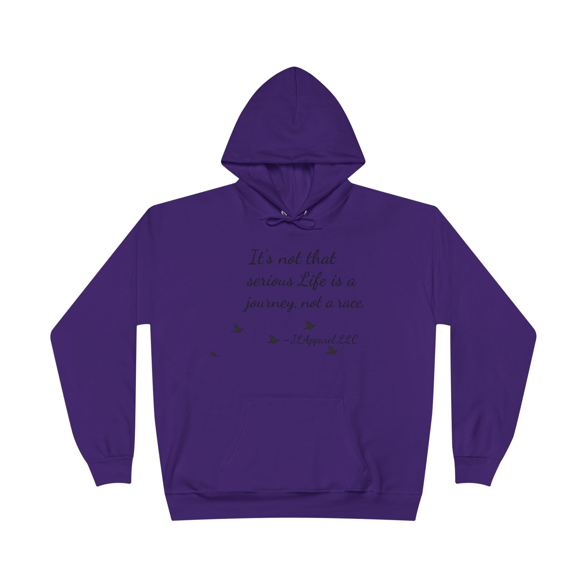 Inspirational Unisex Hoodie, Eco-Friendly Pullover, Cozy Journey Sweatshirt, Perfect Gift for Motivation, Casual Wear