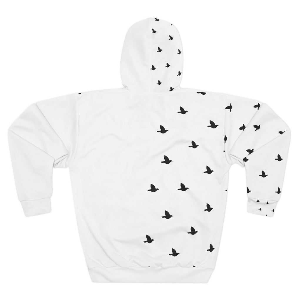 Elegant Bird Print Pullover Hoodie, Cozy Everyday Wear, Perfect for Relaxation, Gift for Nature Lovers, Ideal for Casual Outings, [...]