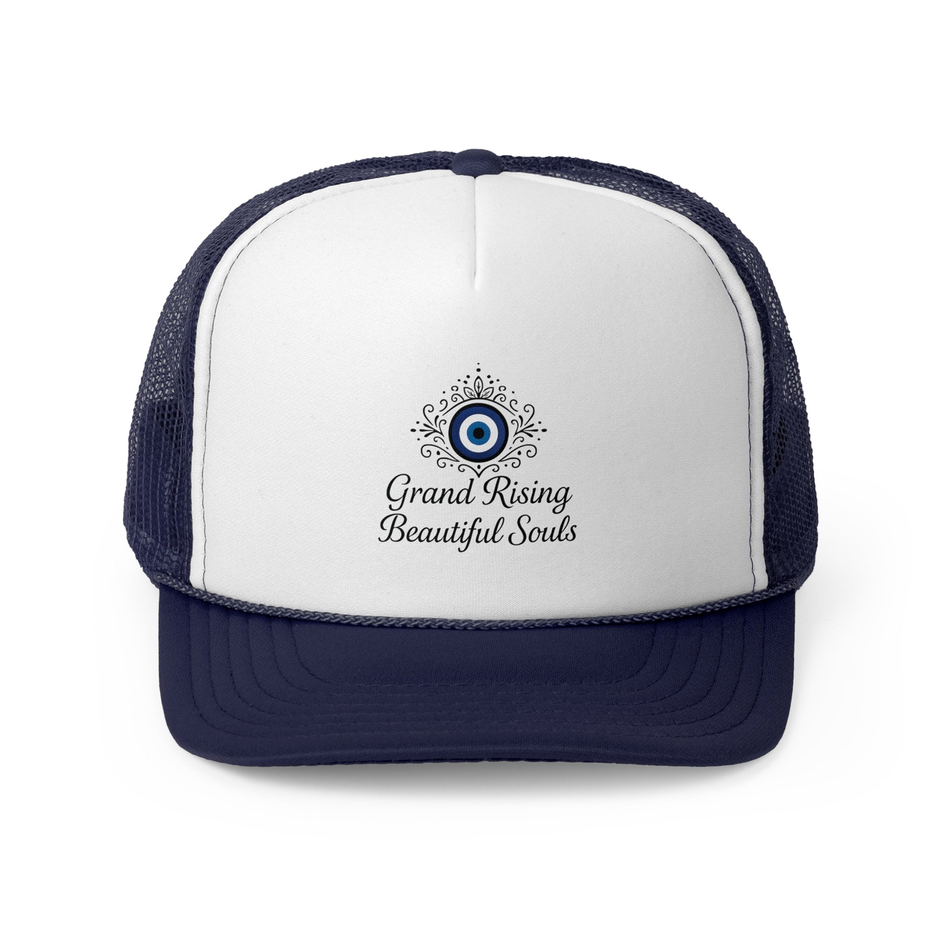 Grand Rising Beautiful Souls Trucker Cap, Inspirational Snapback Hat, Spiritual Gifts, Bohemian Style Cap, Unique Outdoors Headwear