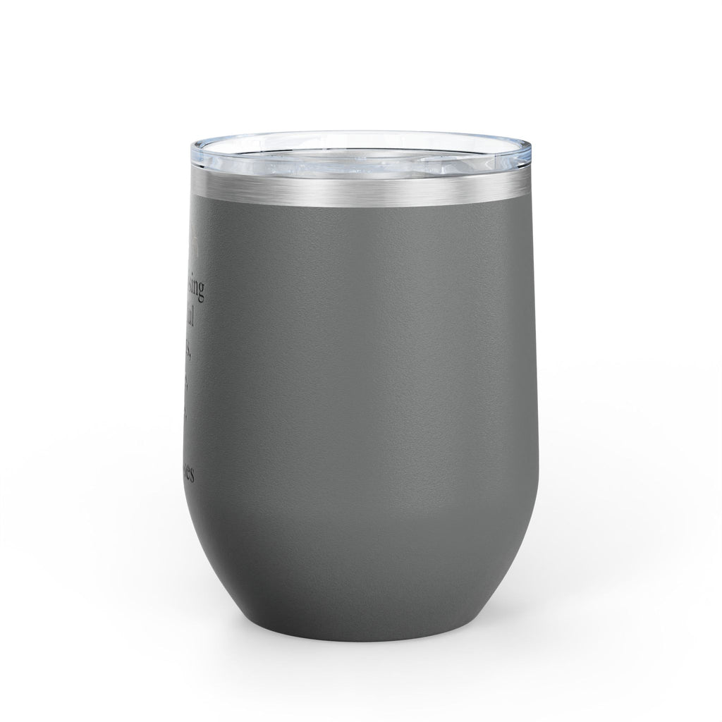 Elegant Insulated Wine Tumbler, Grand Rising Quotes, Gift for Her, Birthday, Bridal Shower, Relaxation, Outdoor Events