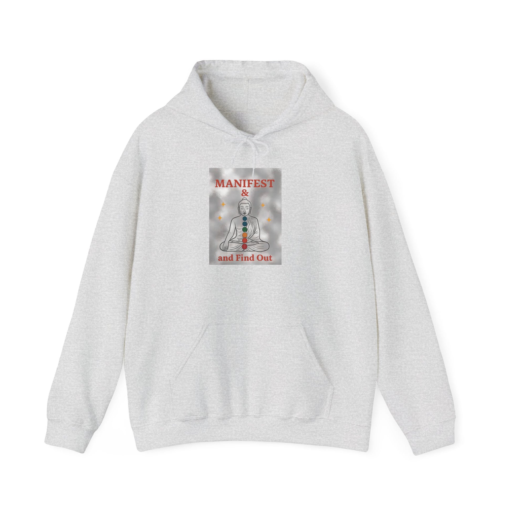 Manifest Your Dreams Hooded Sweatshirt, Cozy Unisex Sweatshirt, Inspirational Gift, Meditation Apparel, Spiritual Hoodies, Fashion for All