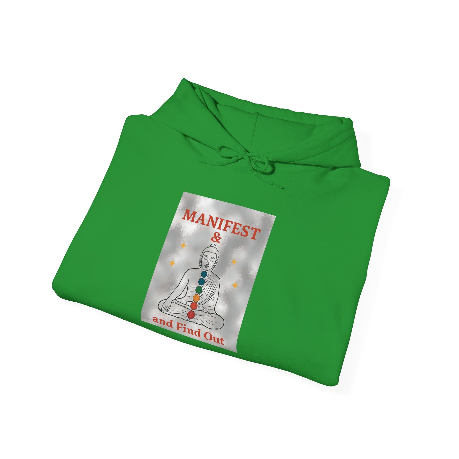 Manifest Your Dreams Hooded Sweatshirt, Cozy Unisex Sweatshirt, Inspirational Gift, Meditation Apparel, Spiritual Hoodies, Fashion for All