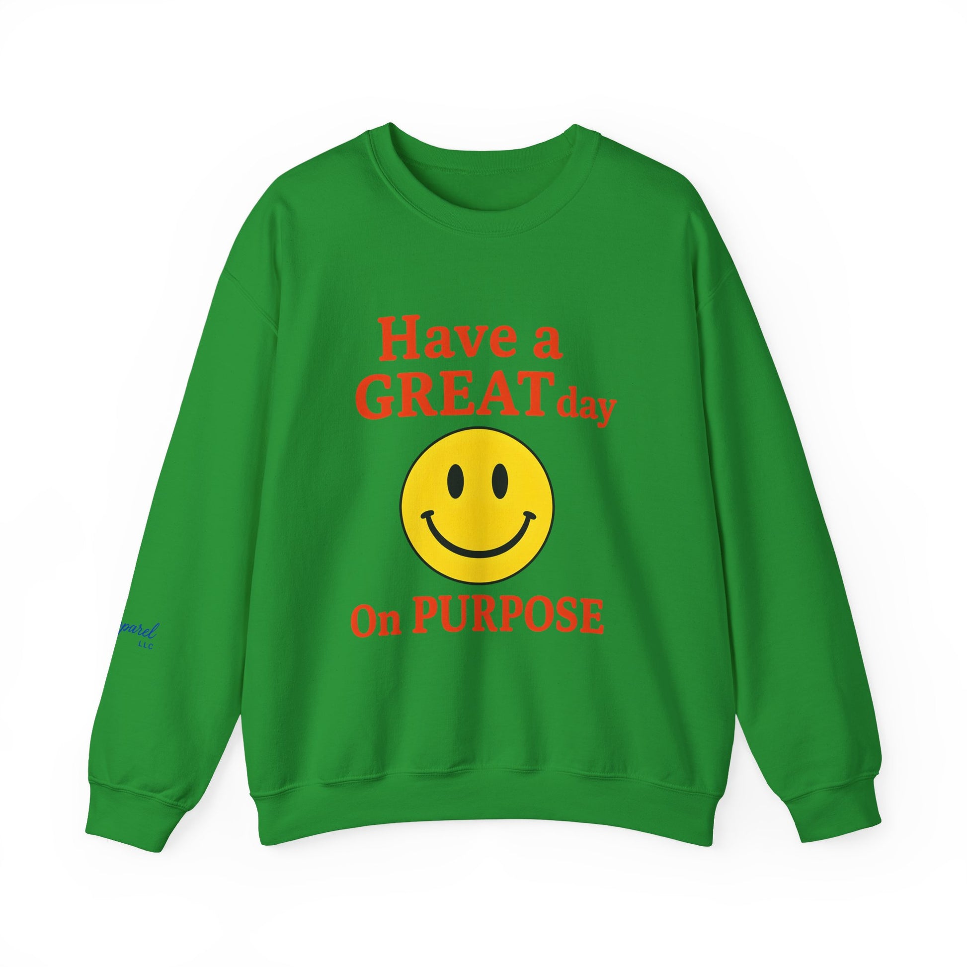Happy Vibes Crewneck Sweatshirt, Motivational Gift, Feel-Good Fashion, Unisex Pullover, Casual Wear