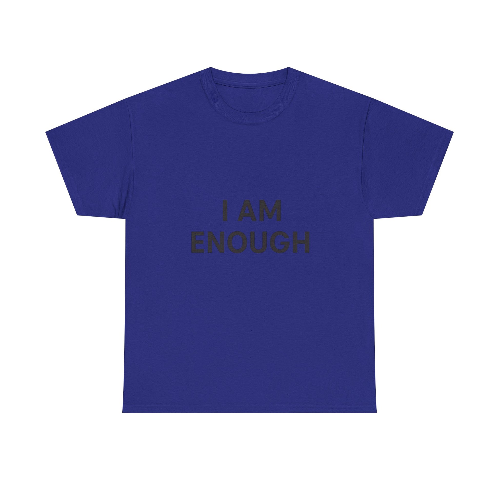 Empowering Unisex Heavy Cotton Tee - I Am Enough, Affirmation Shirt, Motivational T-Shirt, Gift for Self-Love, Casual Everyday Tee