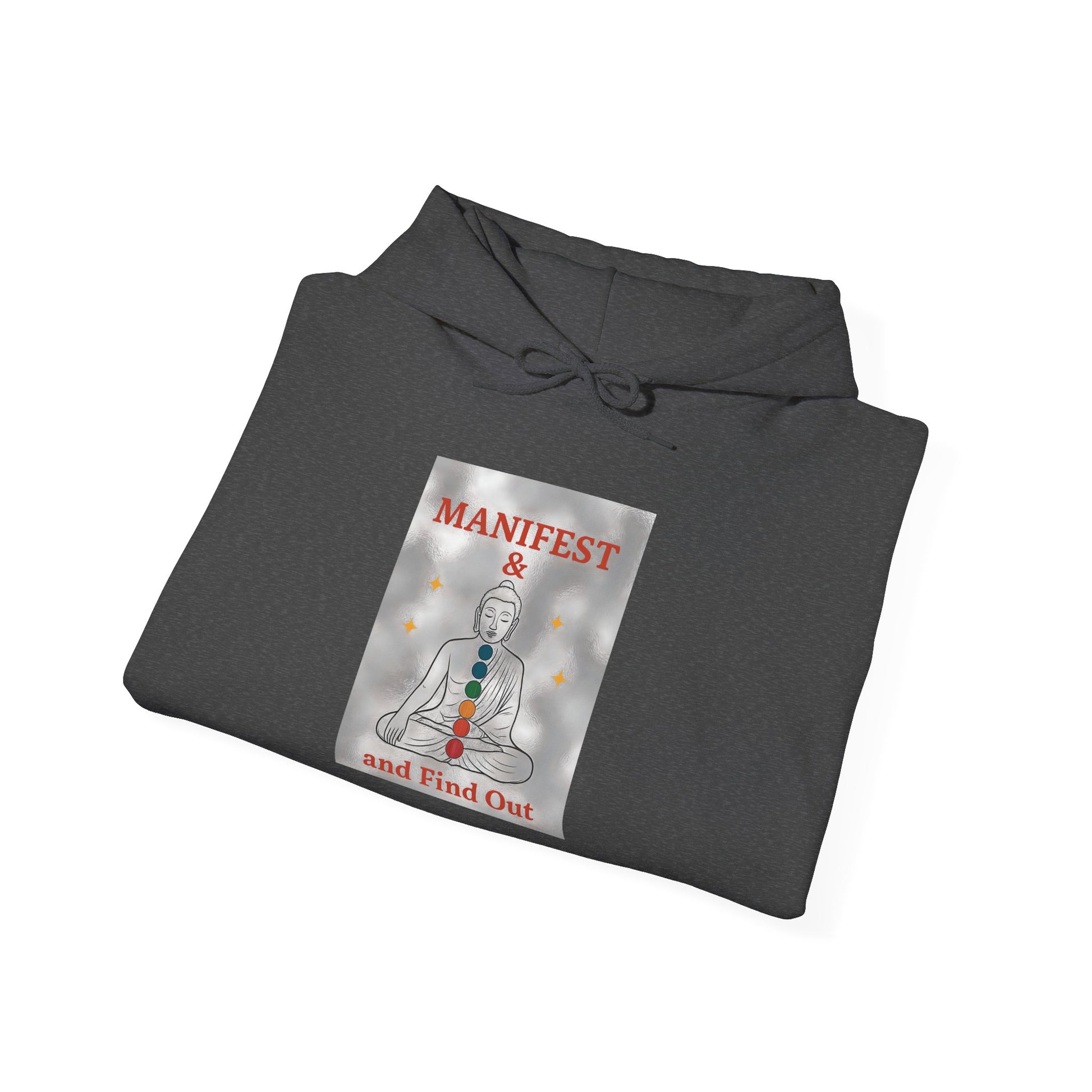 Manifest Your Dreams Hooded Sweatshirt, Cozy Unisex Sweatshirt, Inspirational Gift, Meditation Apparel, Spiritual Hoodies, Fashion for All