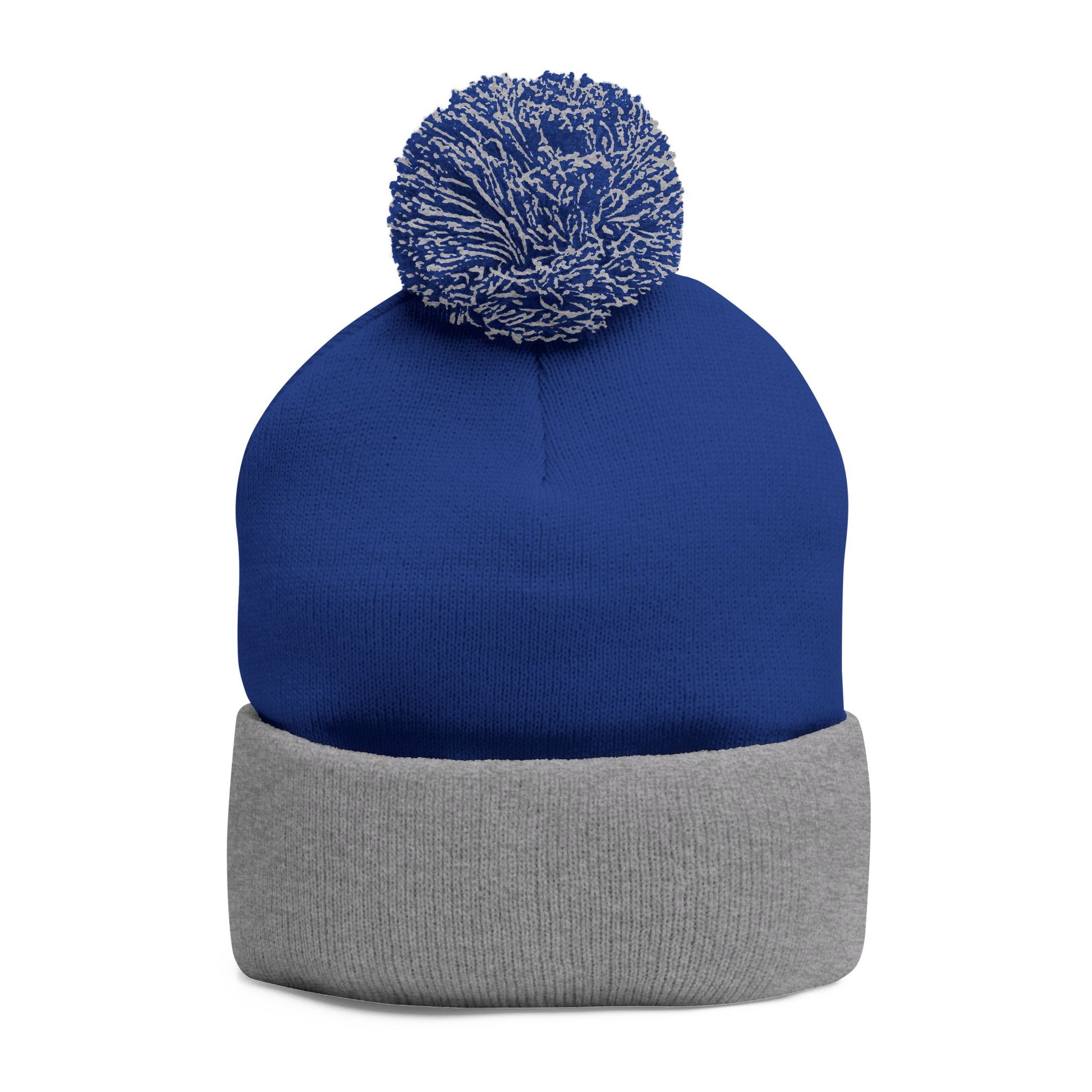 Cozy Pom-Pom Knit Cap - It's Not That Serious, Funny Winter Hat, Embroidered Beanie, Gift for Friends, Casual Style
