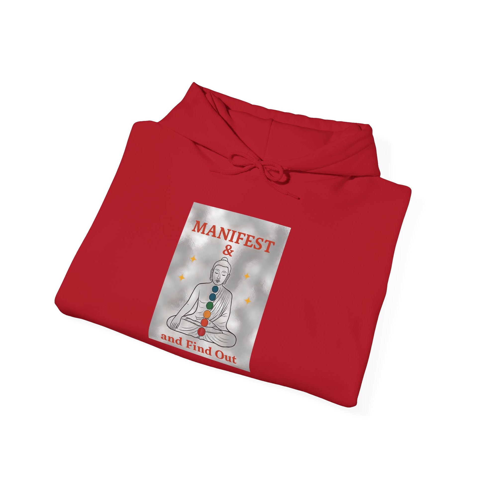 Manifest Your Dreams Hooded Sweatshirt, Cozy Unisex Sweatshirt, Inspirational Gift, Meditation Apparel, Spiritual Hoodies, Fashion for All
