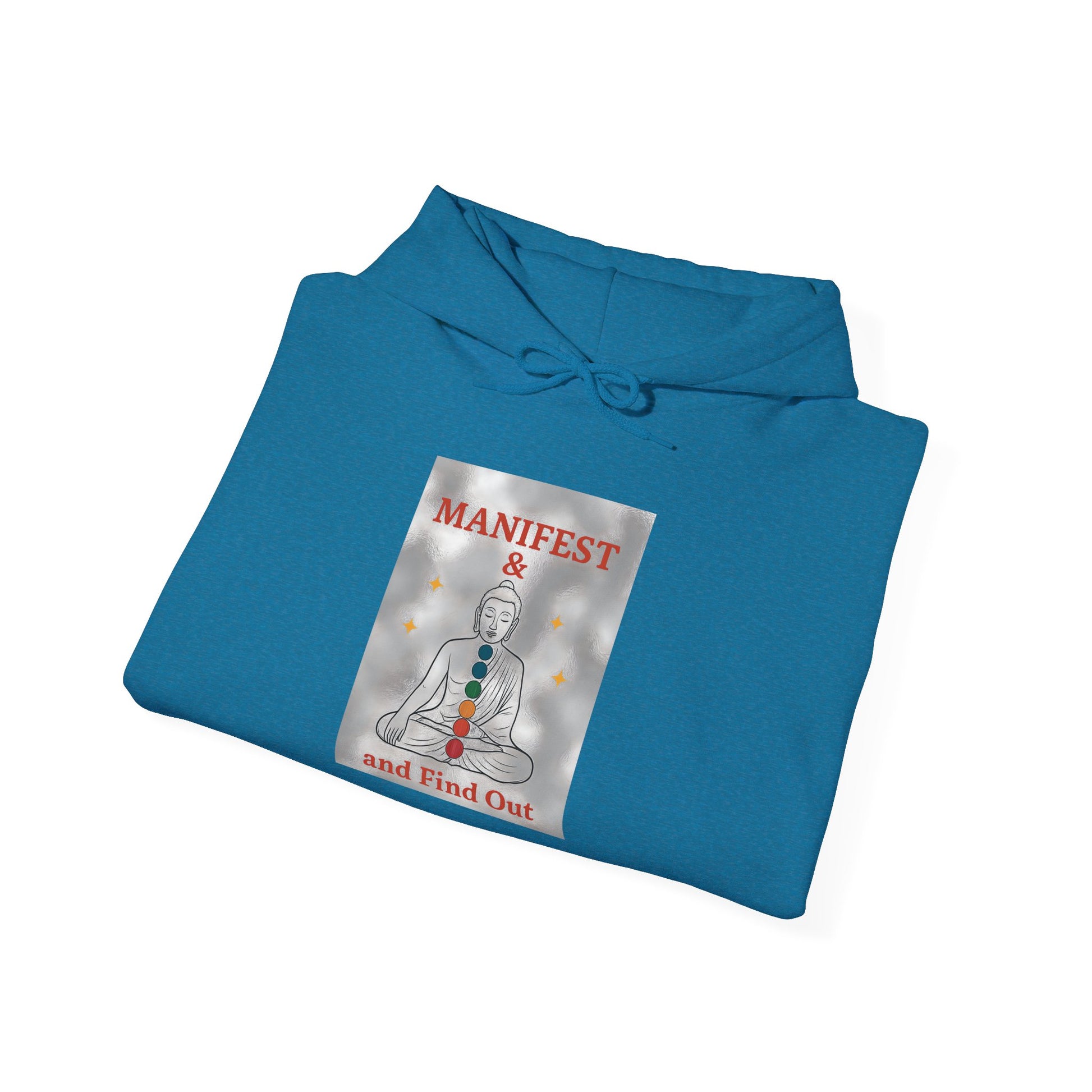 Manifest Your Dreams Hooded Sweatshirt, Cozy Unisex Sweatshirt, Inspirational Gift, Meditation Apparel, Spiritual Hoodies, Fashion for All