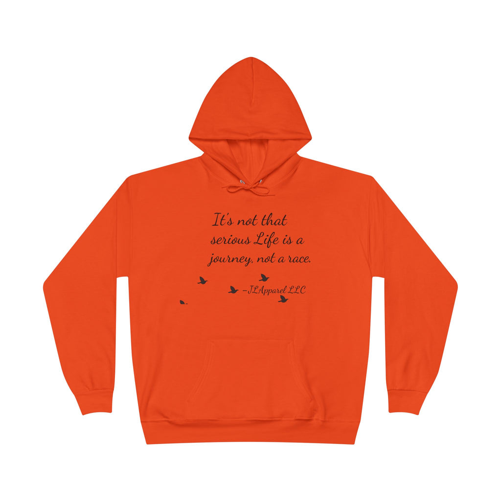 Inspirational Unisex Hoodie, Eco-Friendly Pullover, Cozy Journey Sweatshirt, Perfect Gift for Motivation, Casual Wear