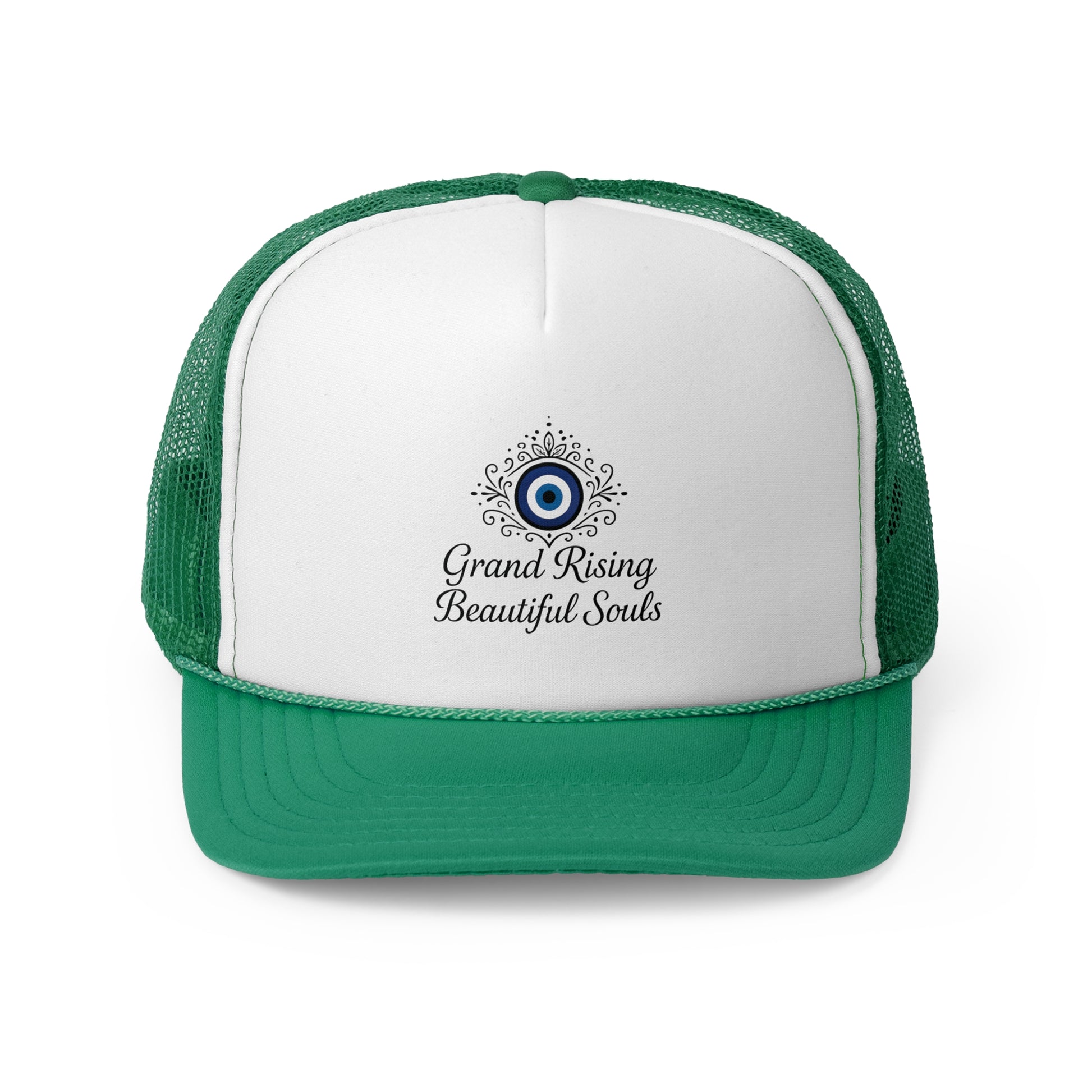 Grand Rising Beautiful Souls Trucker Cap, Inspirational Snapback Hat, Spiritual Gifts, Bohemian Style Cap, Unique Outdoors Headwear