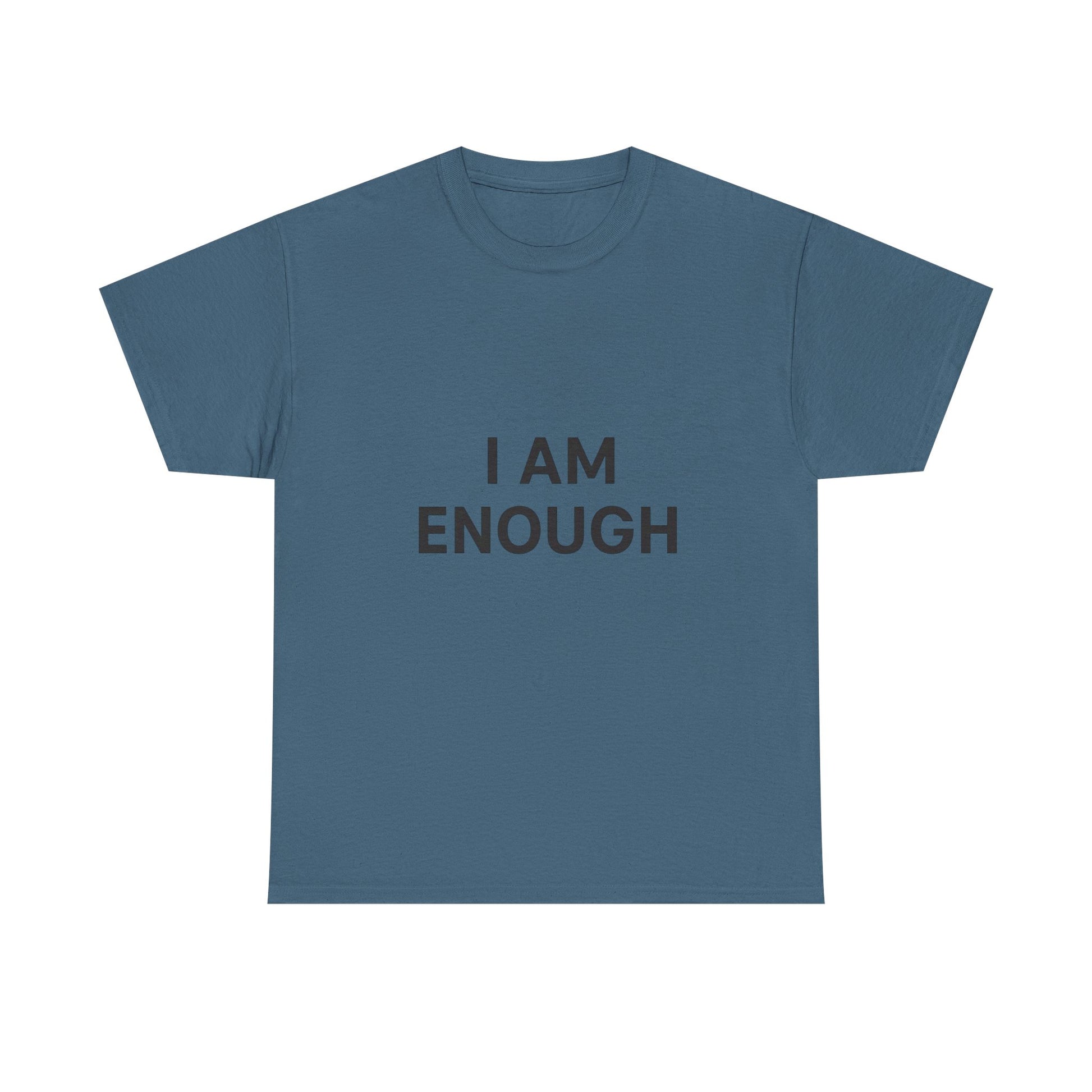 Empowering Unisex Heavy Cotton Tee - I Am Enough, Affirmation Shirt, Motivational T-Shirt, Gift for Self-Love, Casual Everyday Tee