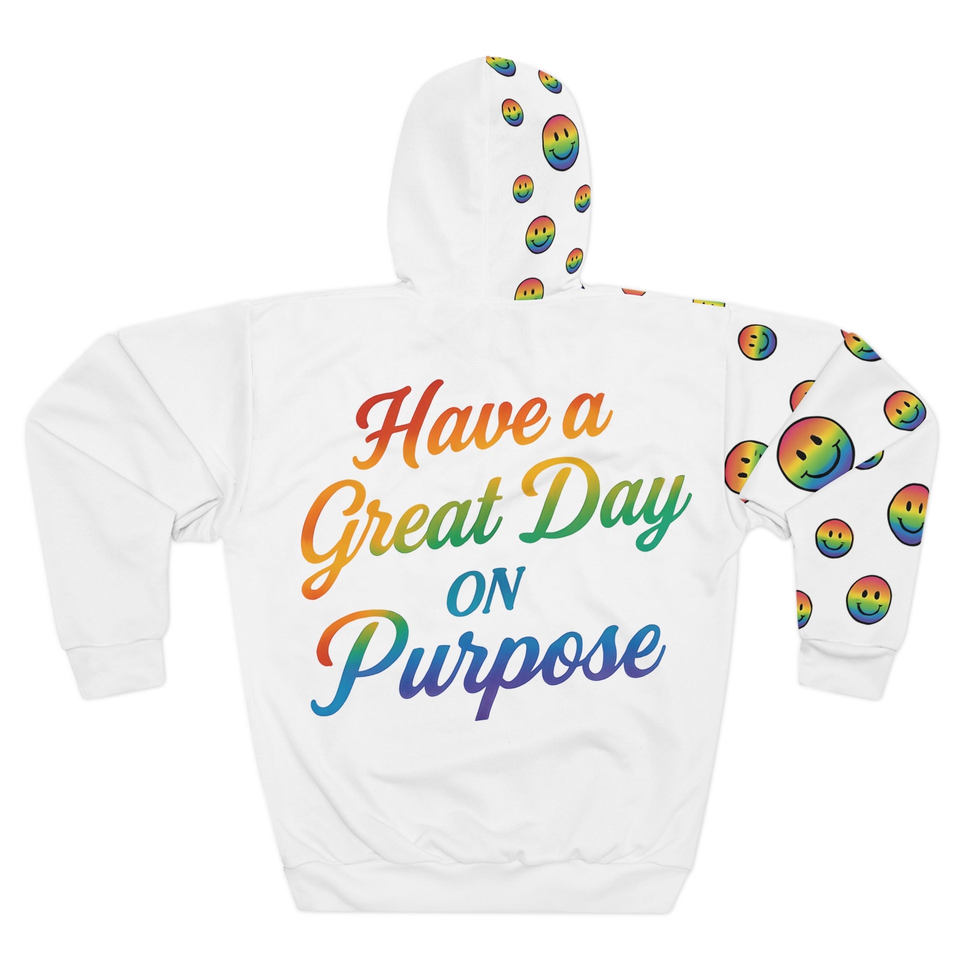Positive Vibes Unisex Pullover Hoodie, Happy Hooded Sweatshirt, Gift for Friends, Fun Fashion, Everyday Comfort
