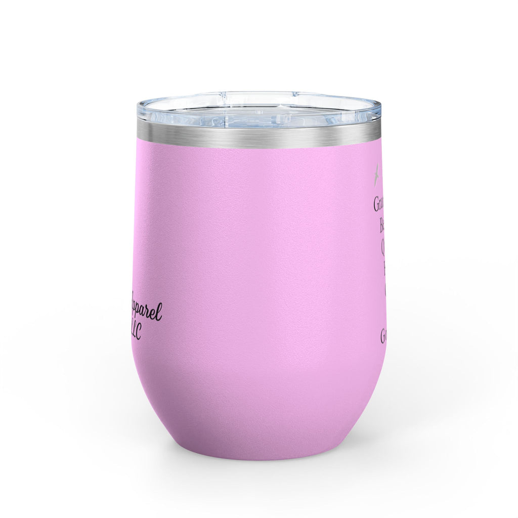 Elegant Insulated Wine Tumbler, Grand Rising Quotes, Gift for Her, Birthday, Bridal Shower, Relaxation, Outdoor Events
